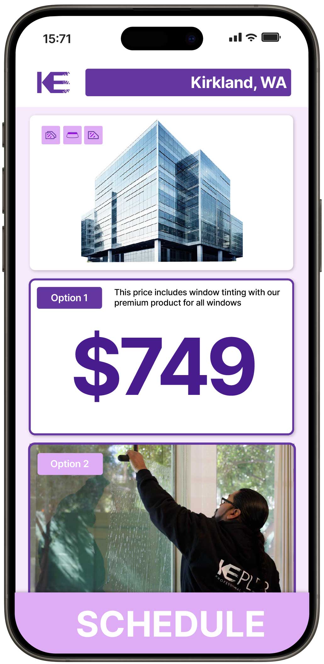 View Competitive Safety and Security Window Film Prices in Kirkland, Washington