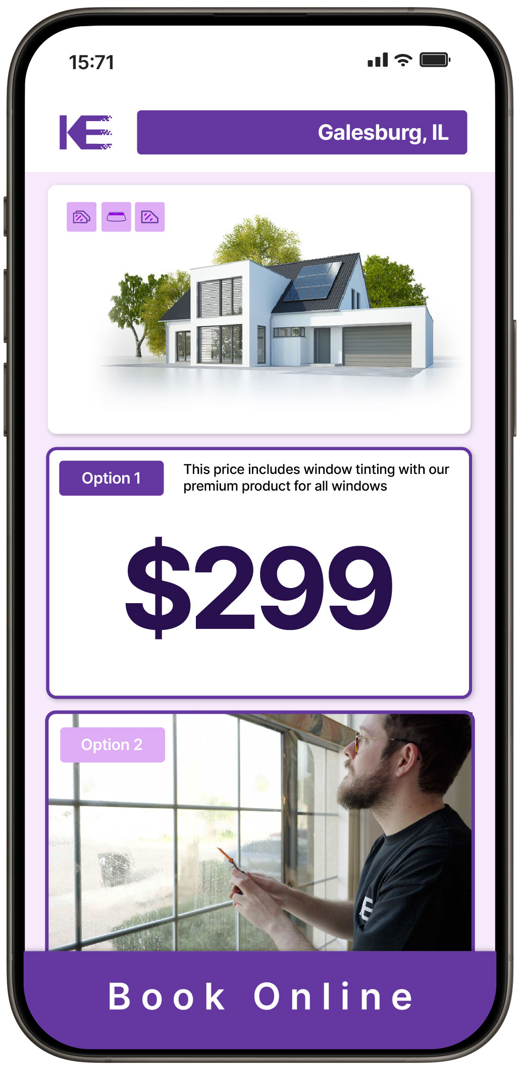 View Reasonable Home Window Tinting Prices in Galesburg, Illinois