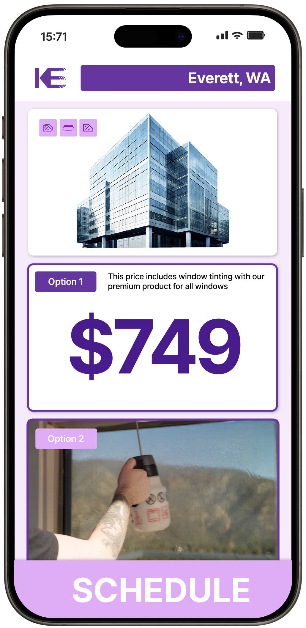 View Competitive Safety and Security Window Film Costs in Everett, Washington