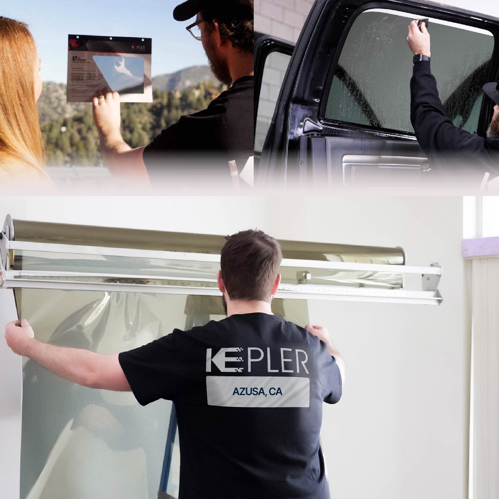 Kepler Specialist Installing Anti-Graffiti Film in Azusa, California