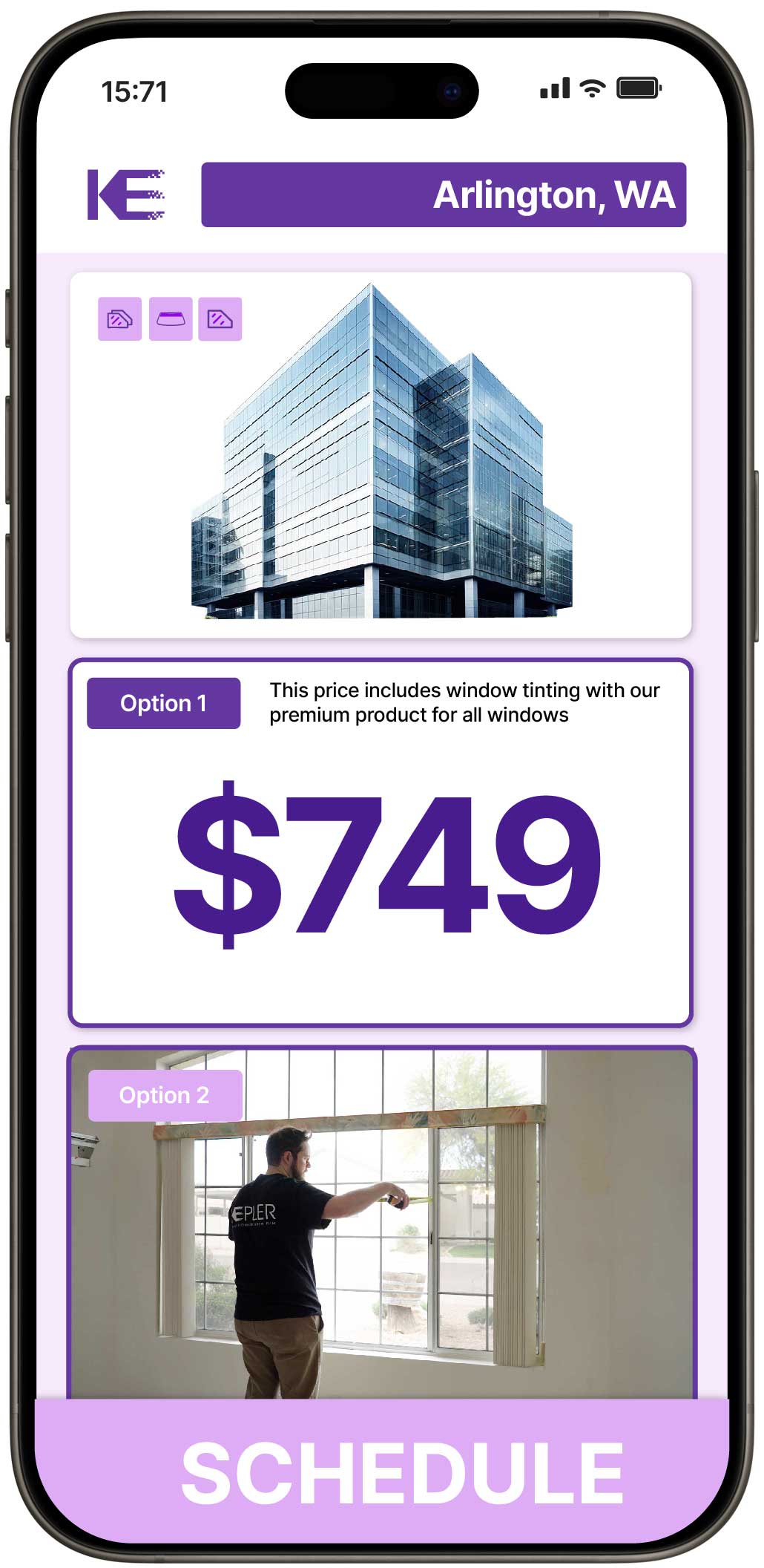 View Competitive Safety and Security Window Film Costs in Arlington, Washington