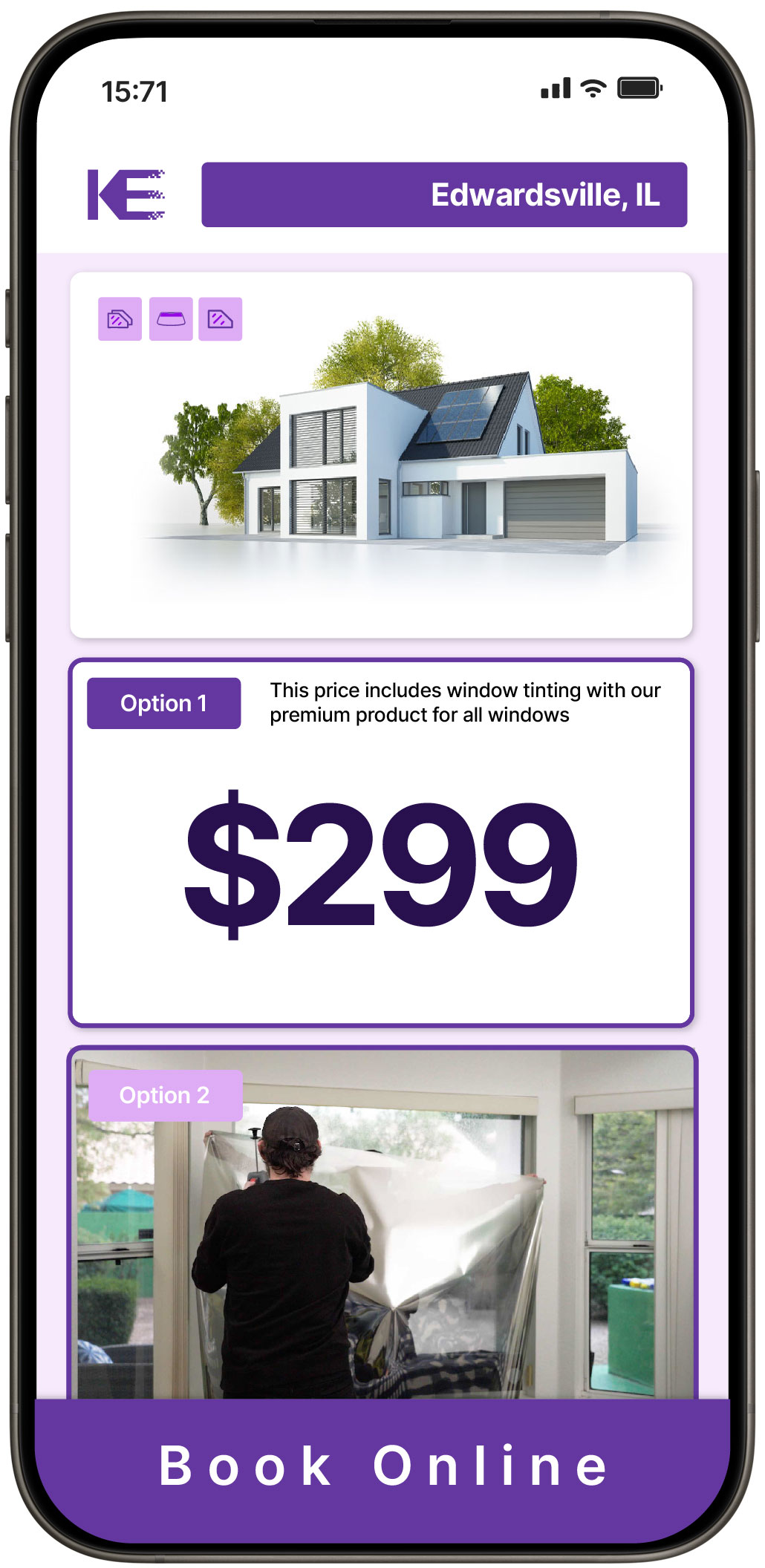View Affordable Home Window Tinting Costs in Edwardsville, Illinois