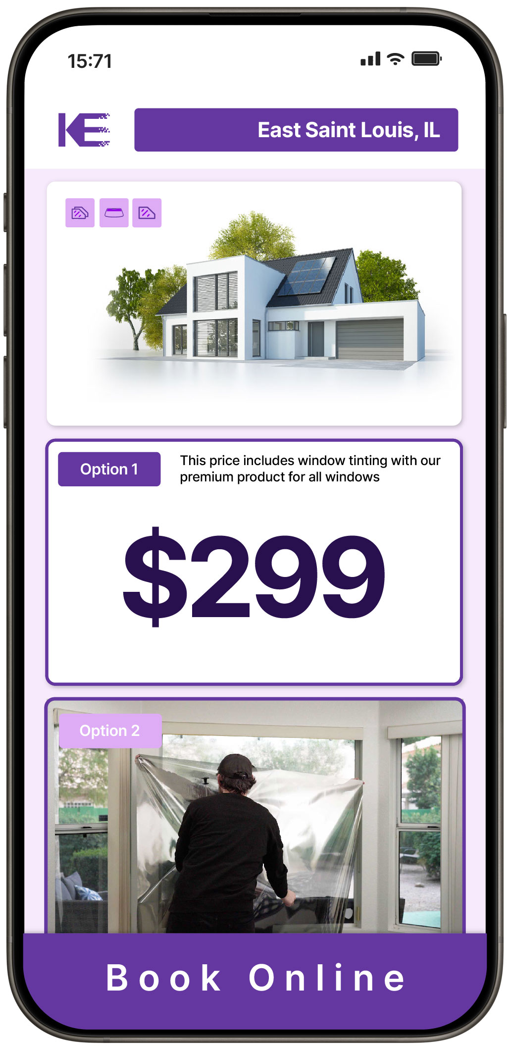 View Affordable Home Window Tinting Costs in East Saint Louis, Illinois