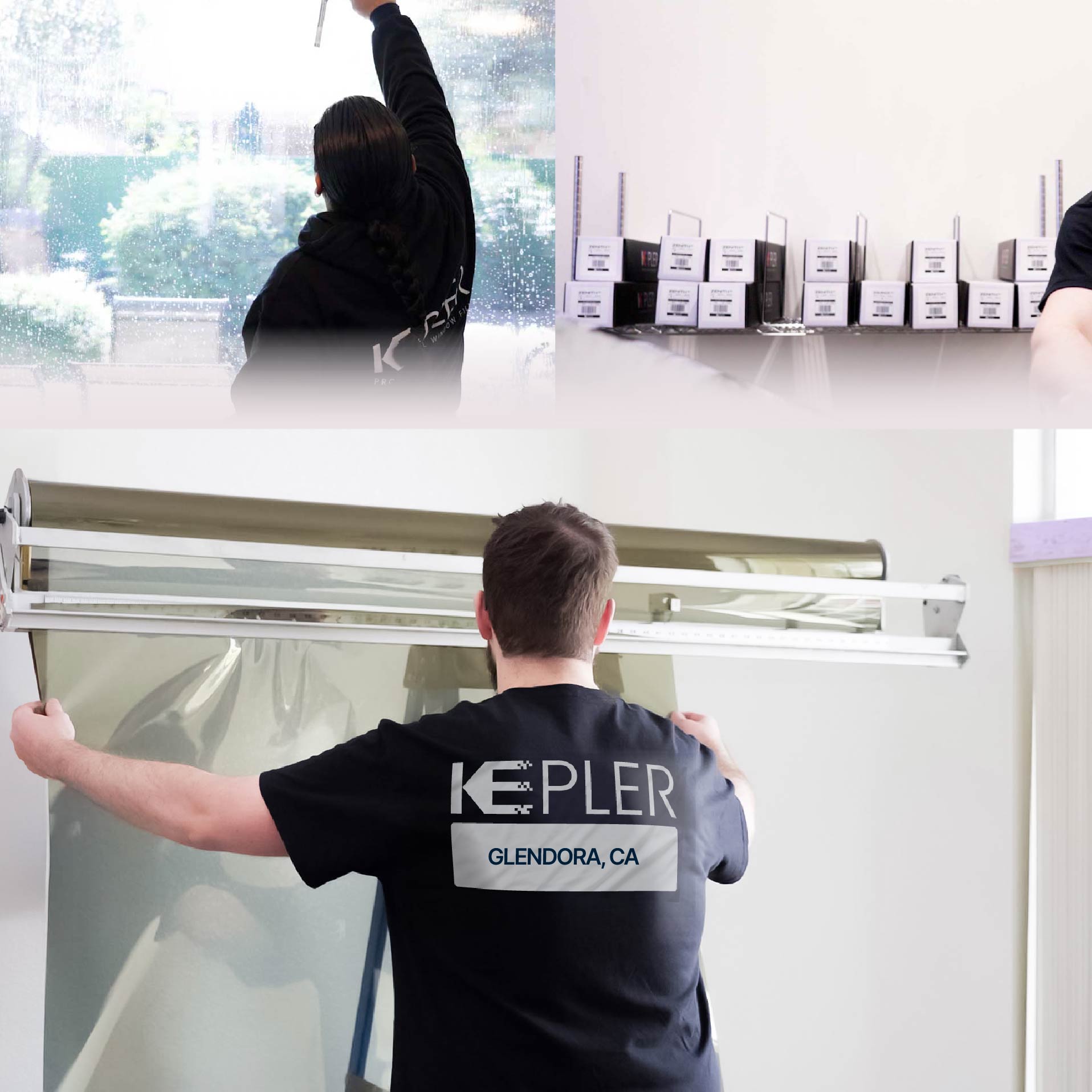 Kepler Specialist Installing Anti-Graffiti Film in Glendora, California