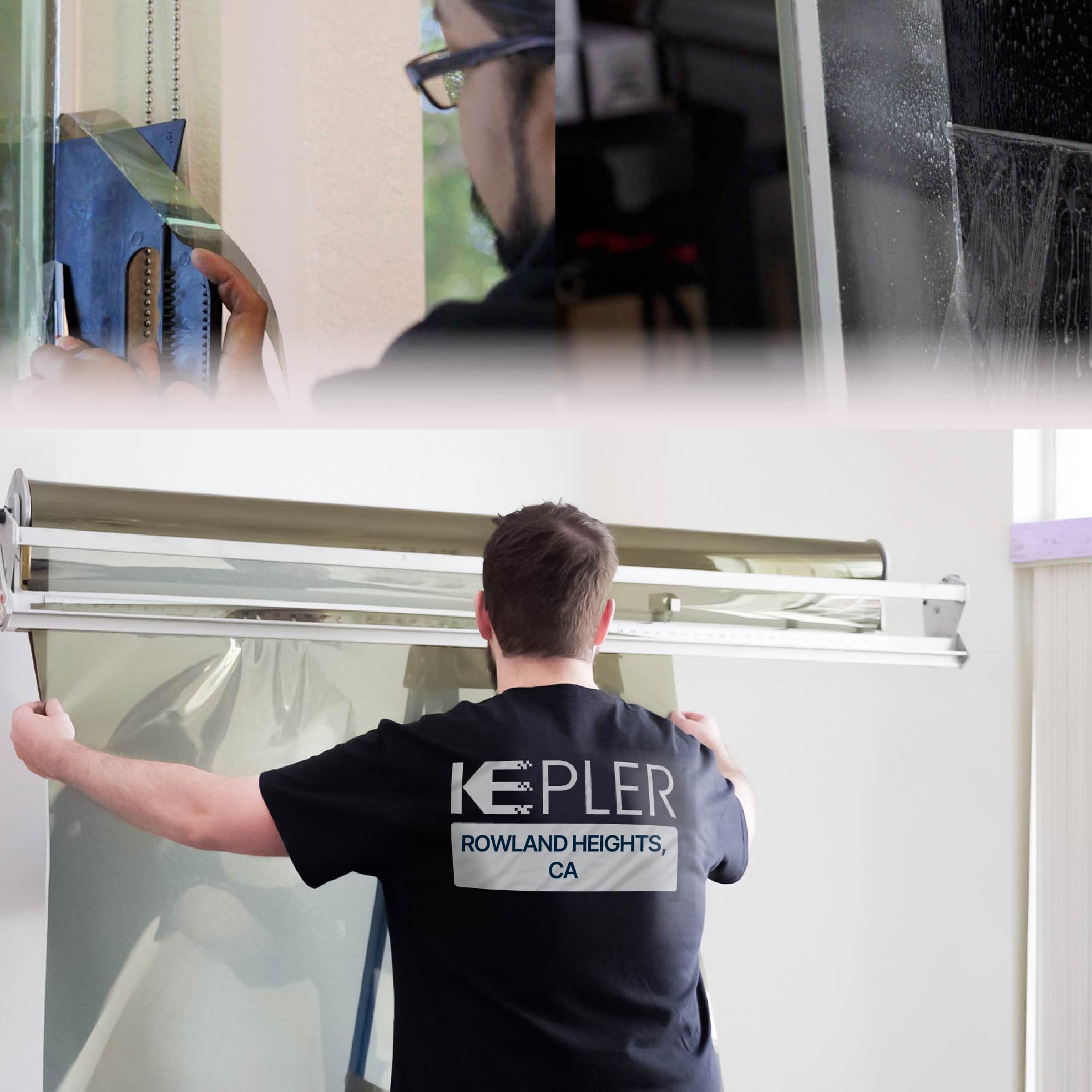 Kepler Specialist Installing Anti-Graffiti Film in Rowland Heights, California