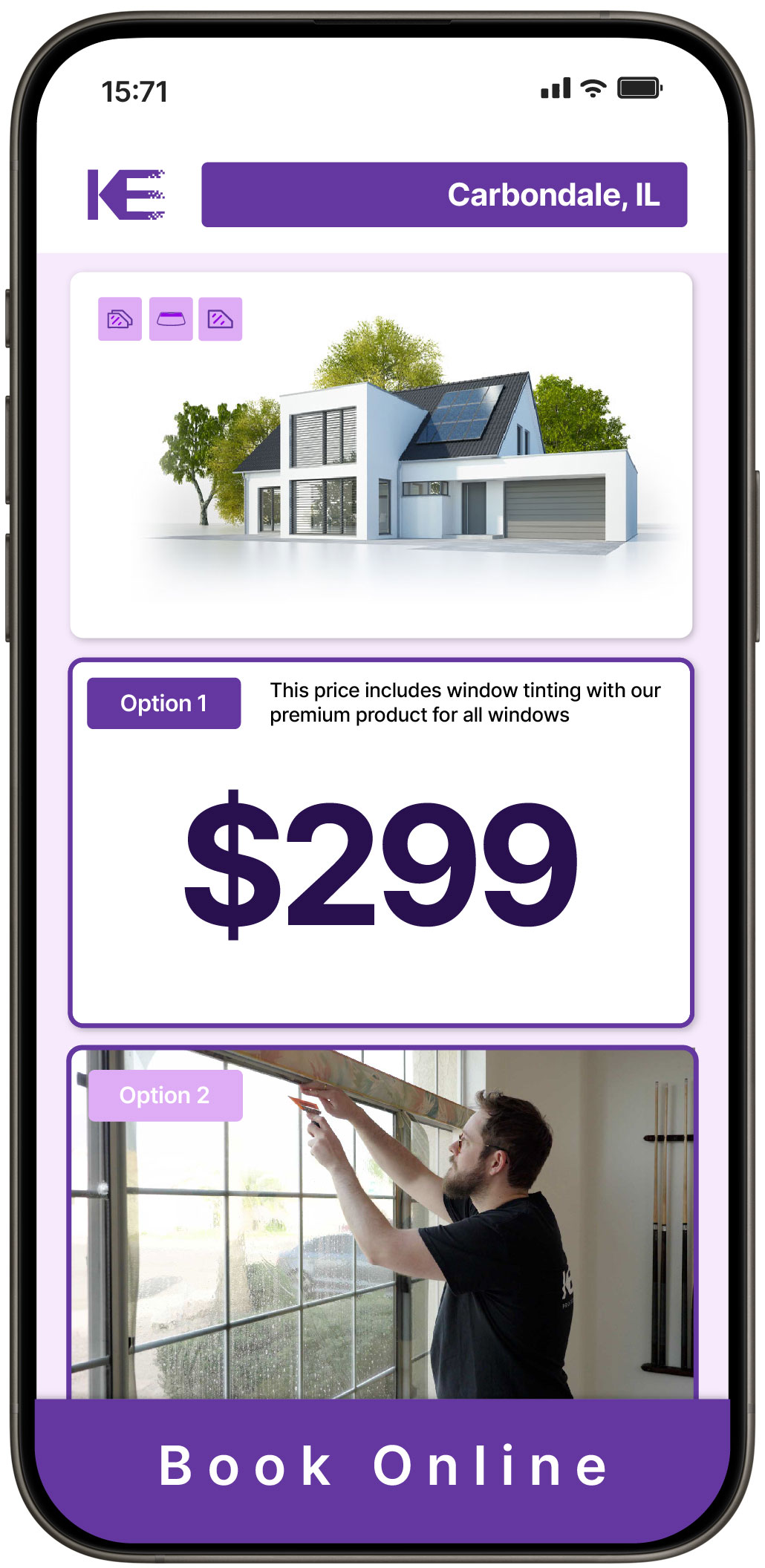 View Affordable Home Window Tinting Rates in Carbondale, Illinois