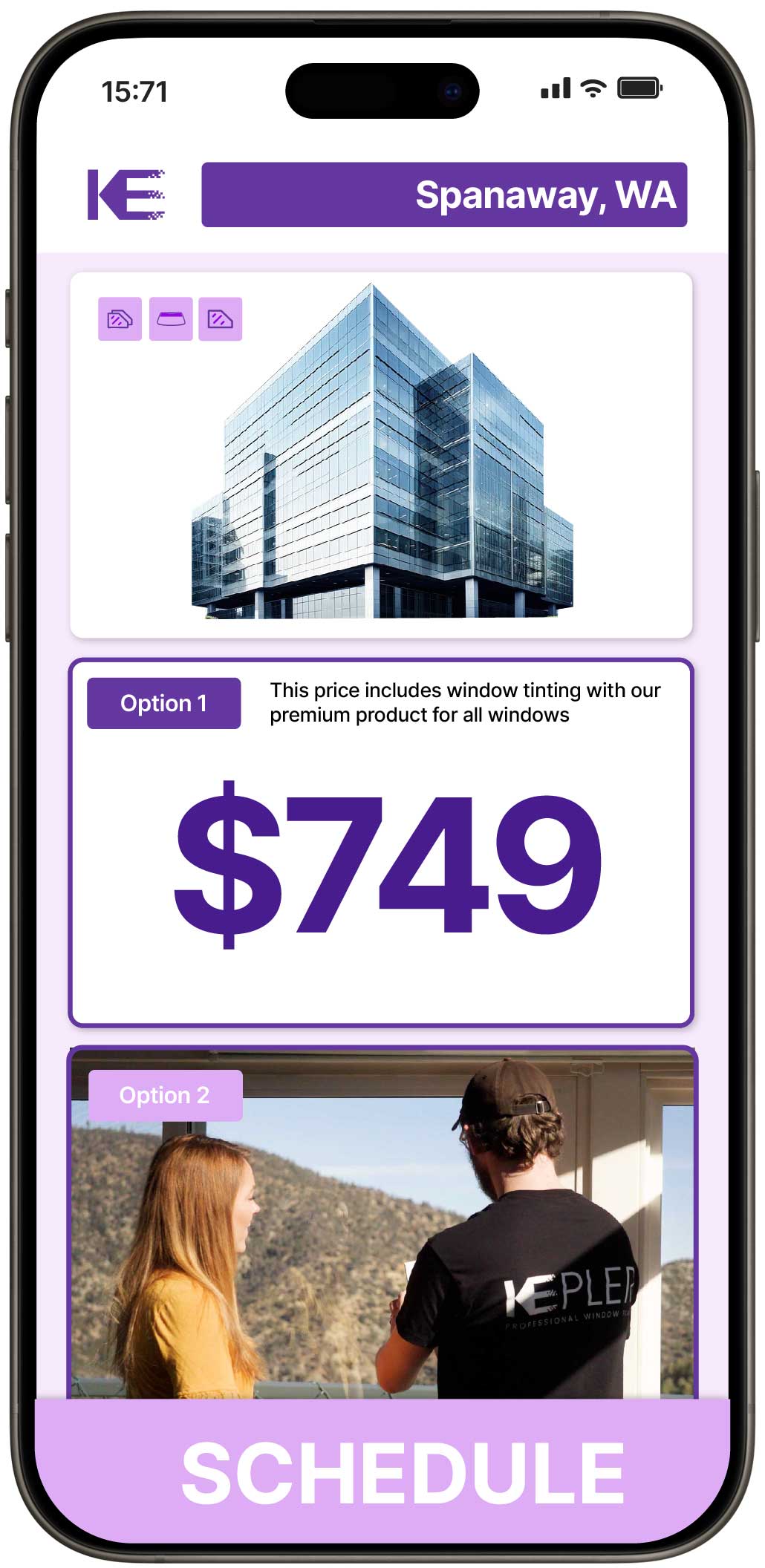 View Competitive Safety and Security Window Film Prices in Spanaway, Washington