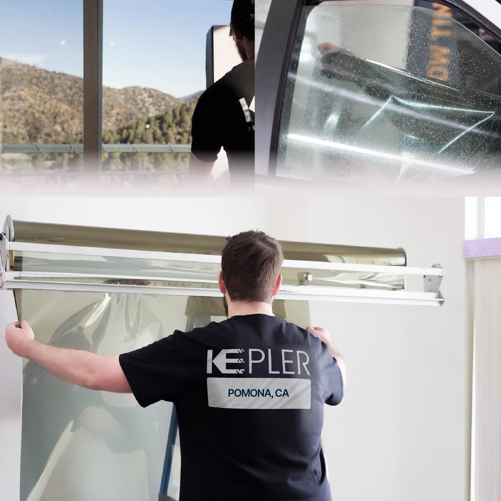 Kepler Specialist Installing Anti-Graffiti Film in Pomona, California