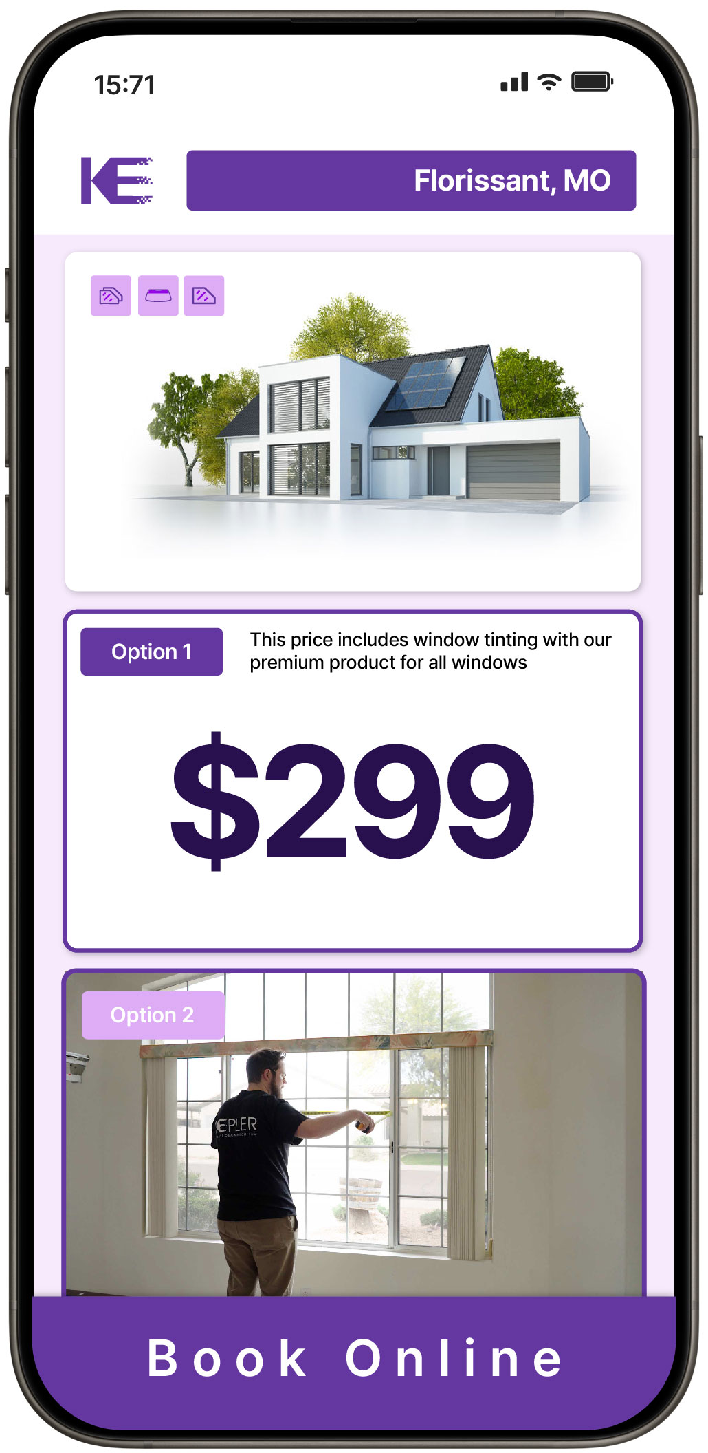 View Competitive Home Window Tinting Prices in Florissant, Missouri