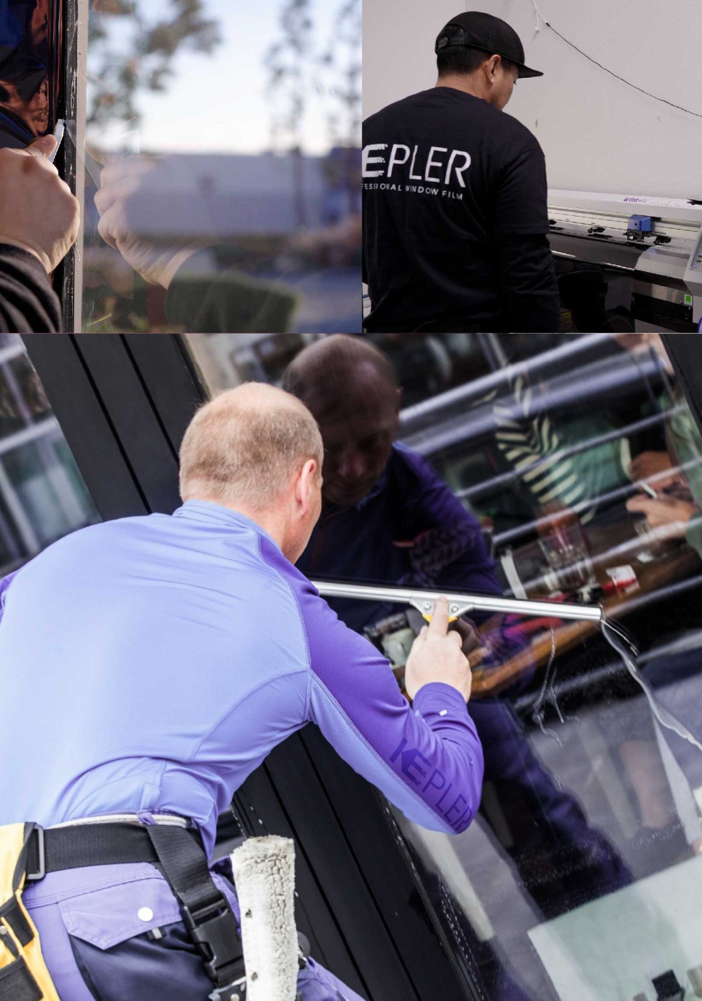 Kepler Expert Applying Anti-Graffiti Window Film to a Rosemead Shop Front