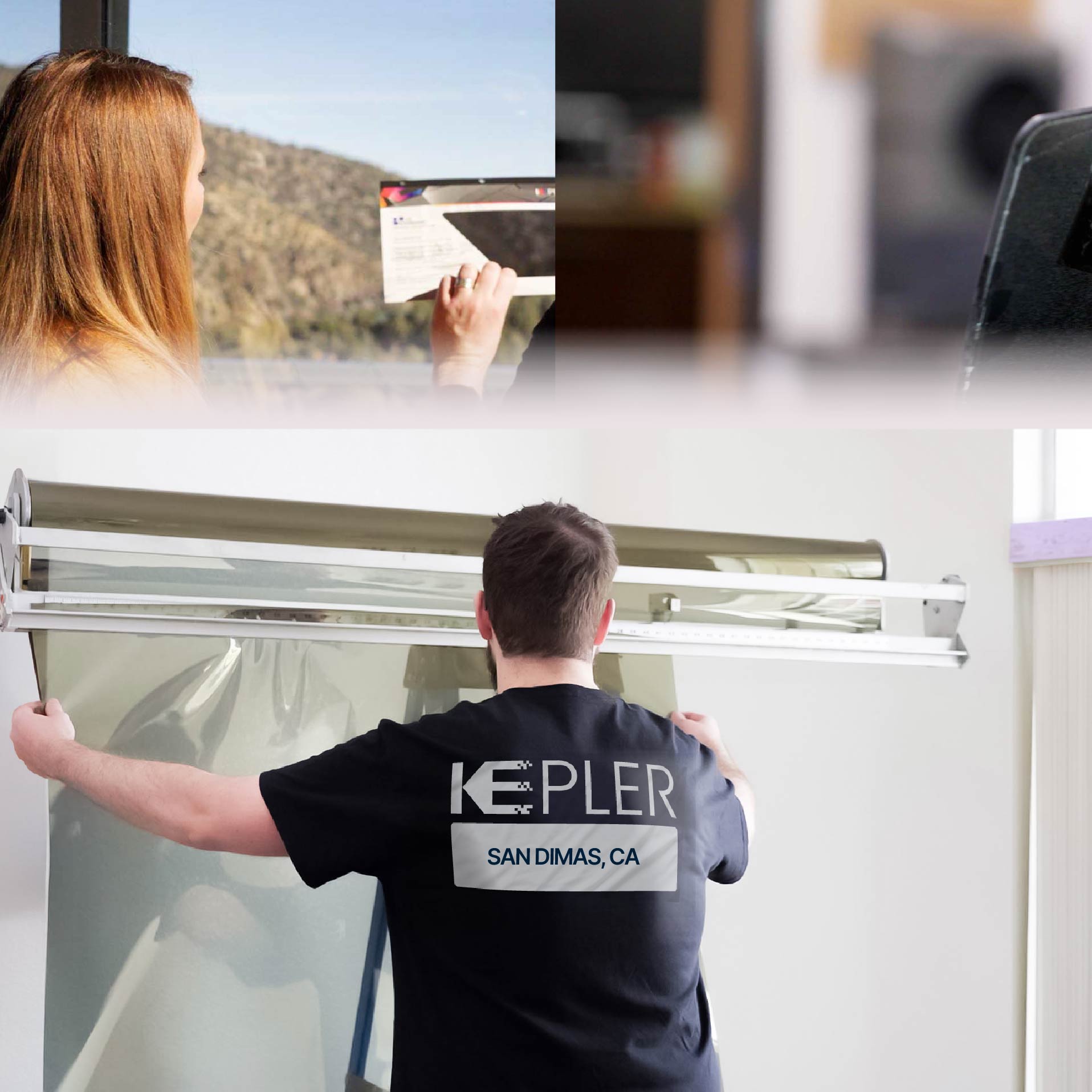 Kepler Specialist Installing Anti-Graffiti Film in San Dimas, California