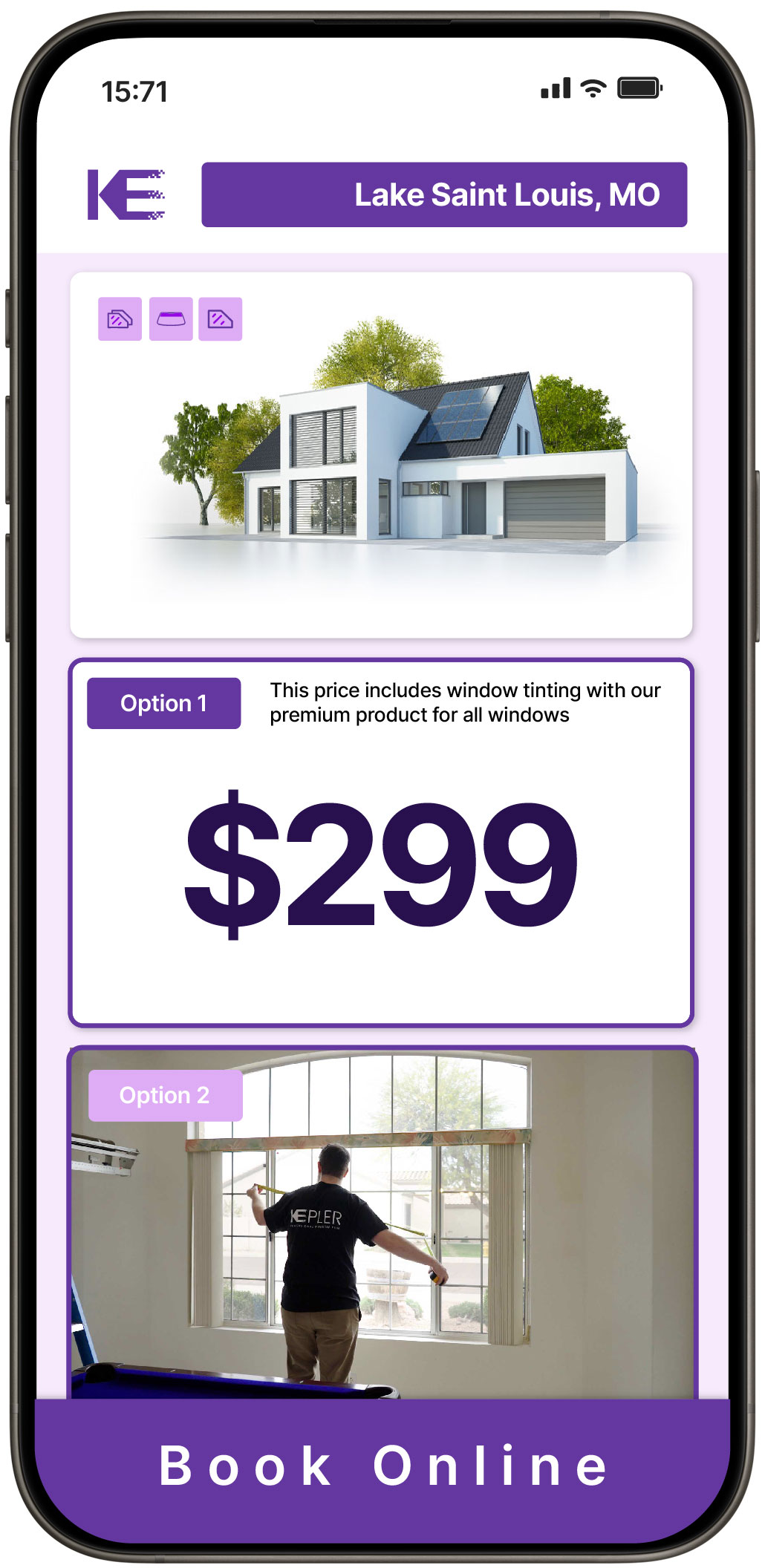 View Affordable Home Window Tinting Prices in Lake Saint Louis, Missouri
