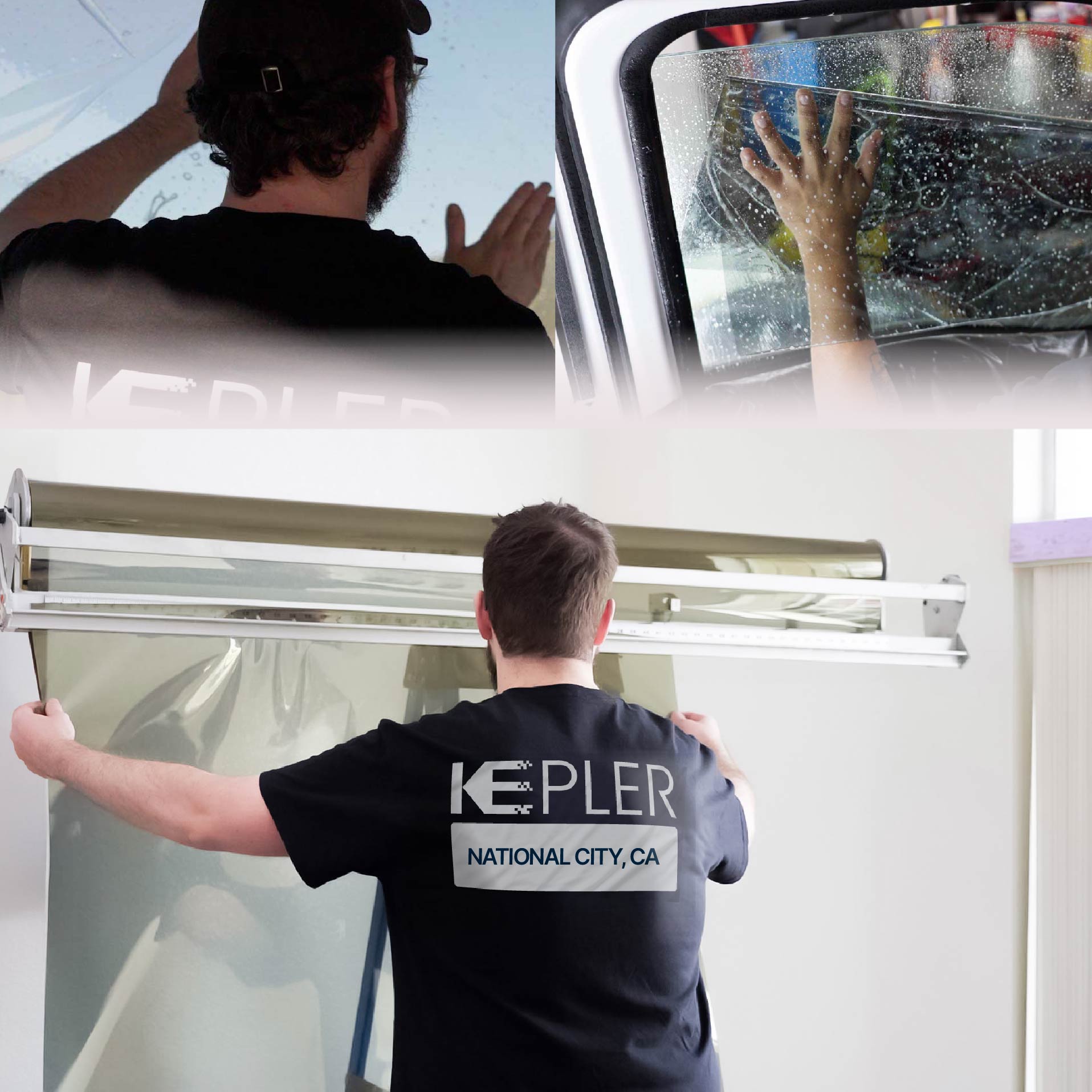 Kepler Specialist Installing Anti-Graffiti Film in National City, California