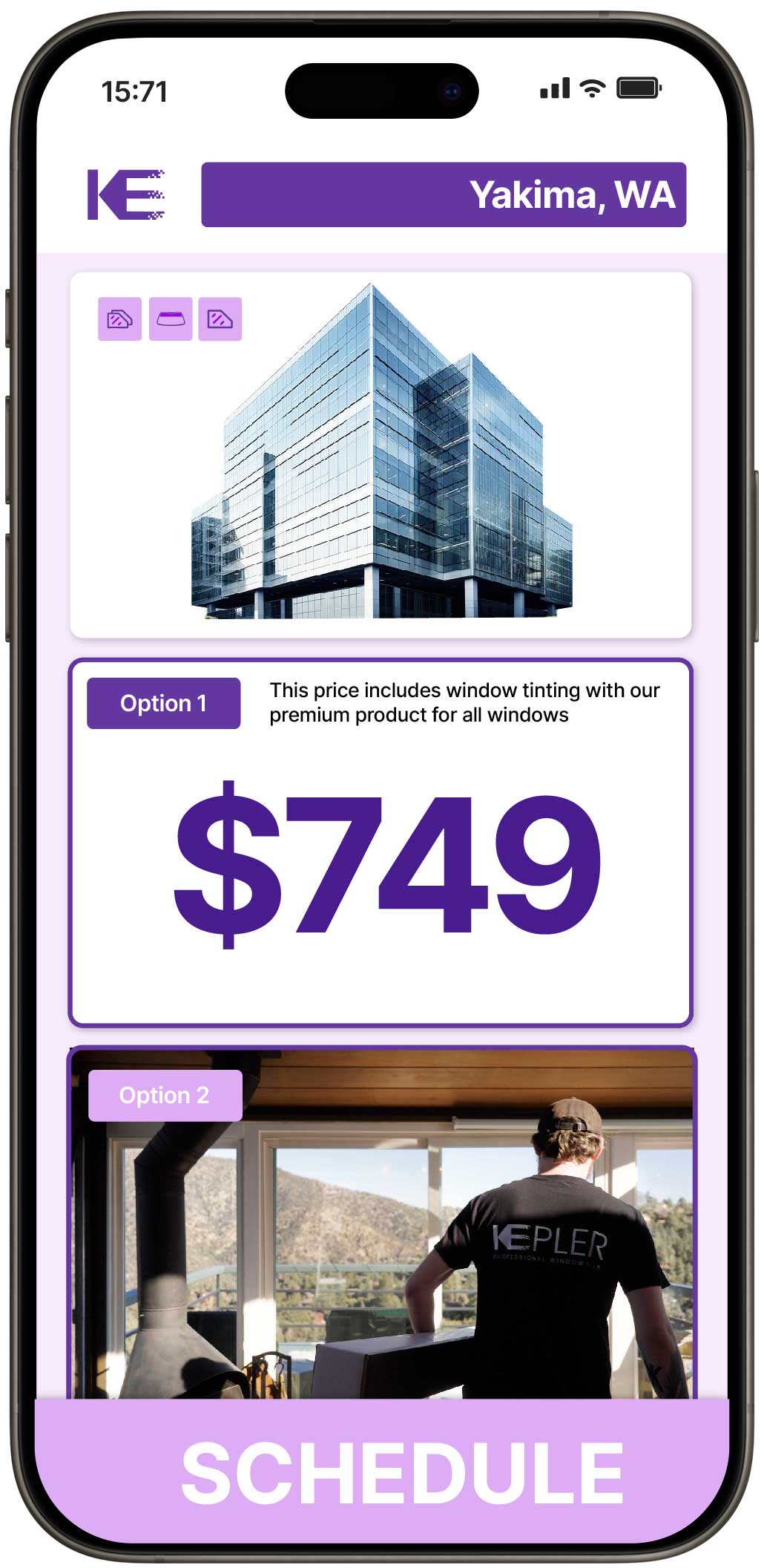 View Competitive Safety and Security Window Film Costs in Yakima, Washington