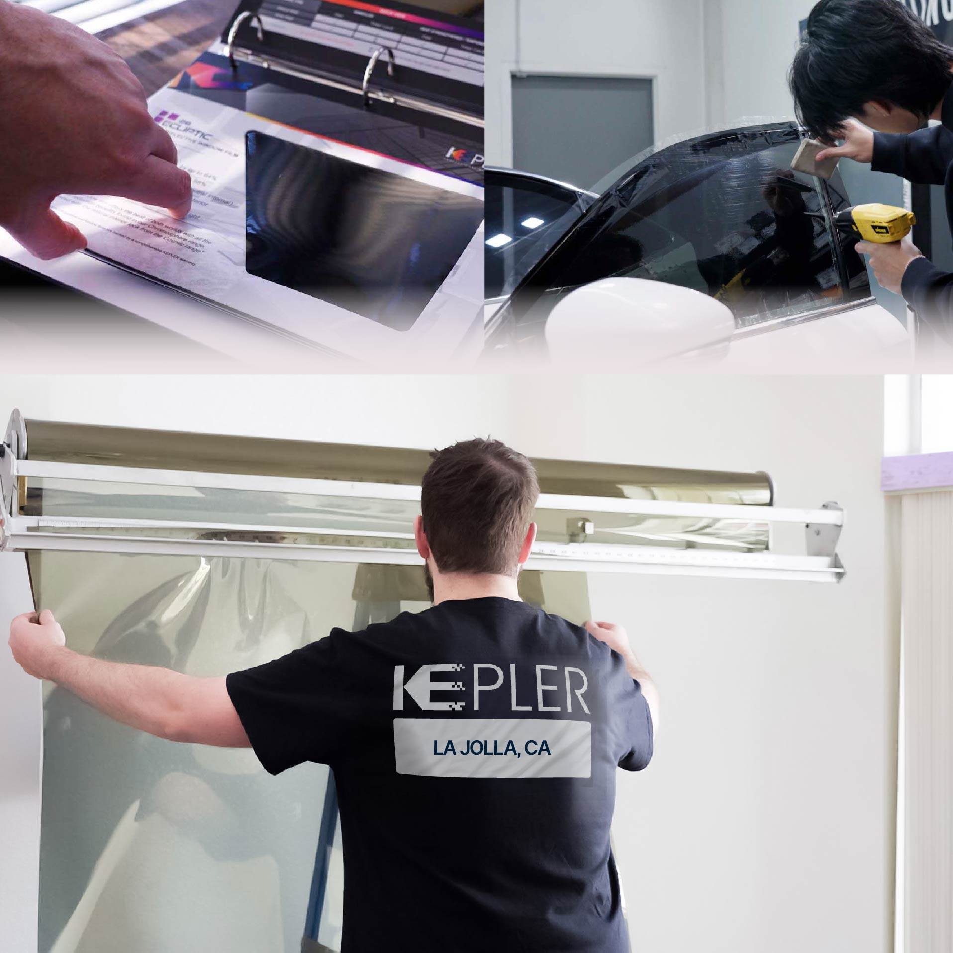 Kepler Specialist Installing Anti-Graffiti Film in La Jolla, California