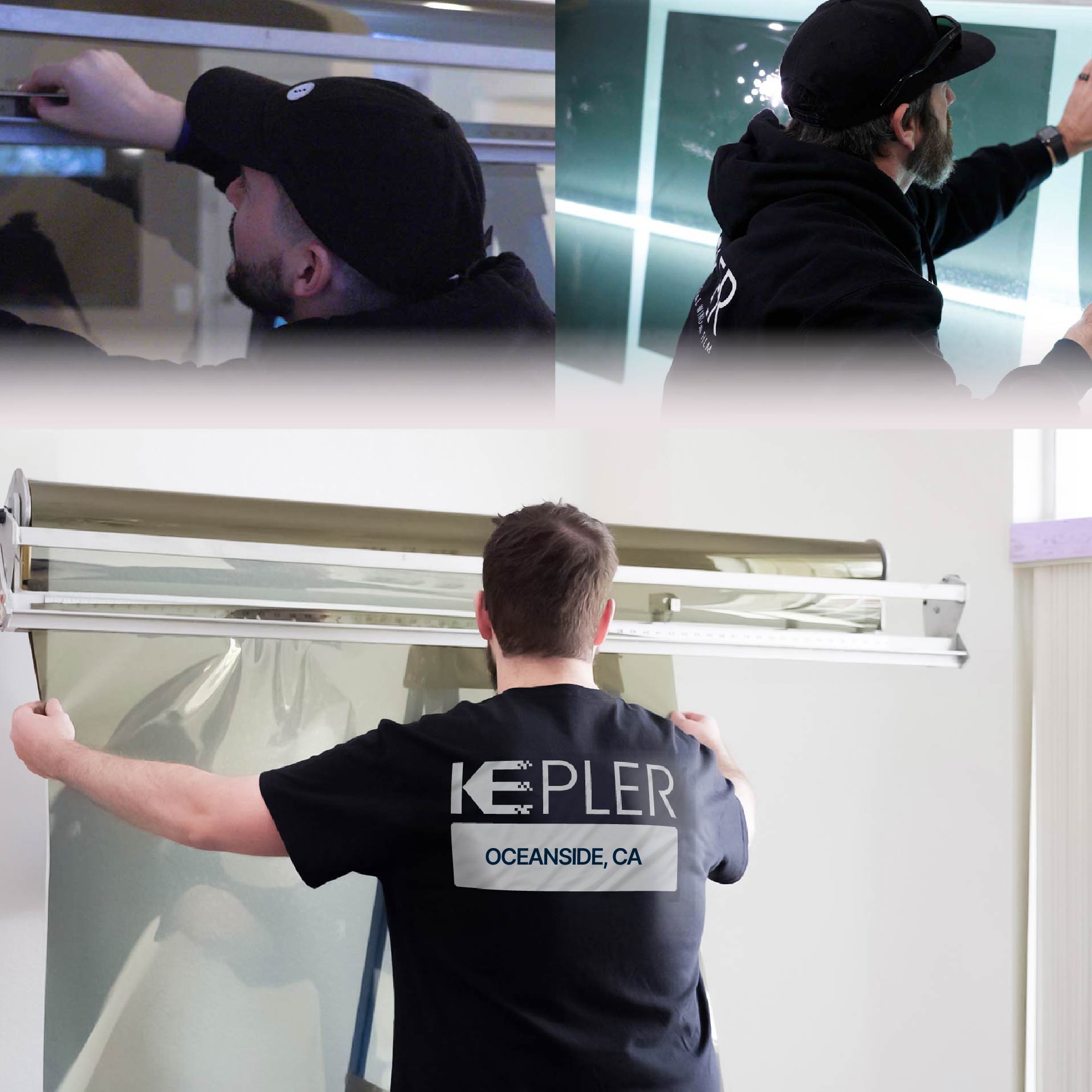 Kepler Specialist Installing Anti-Graffiti Film in Oceanside, California