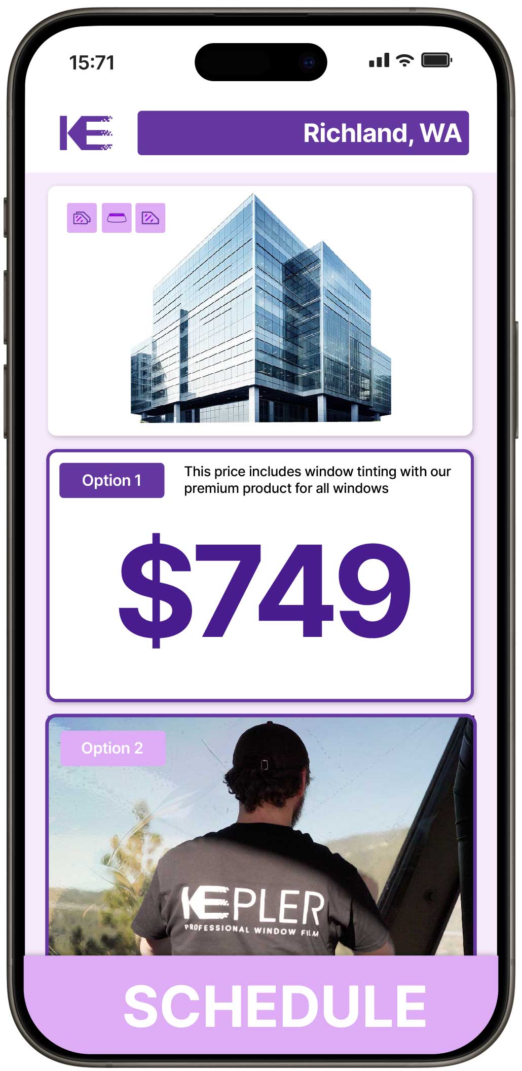 View Affordable Safety and Security Window Film Prices in Richland, Washington