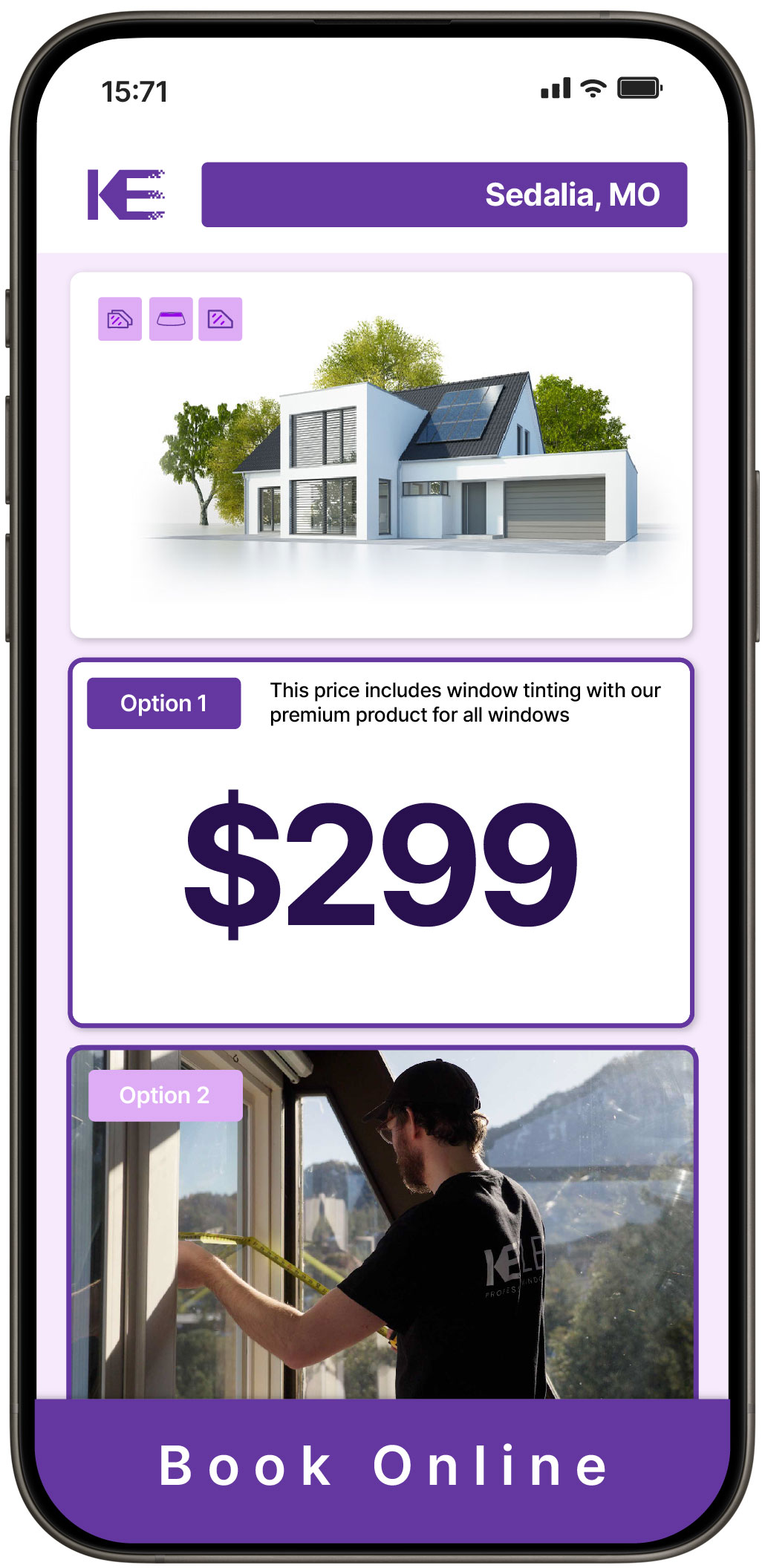 View Competitive Home Window Tinting Prices in Sedalia, Missouri