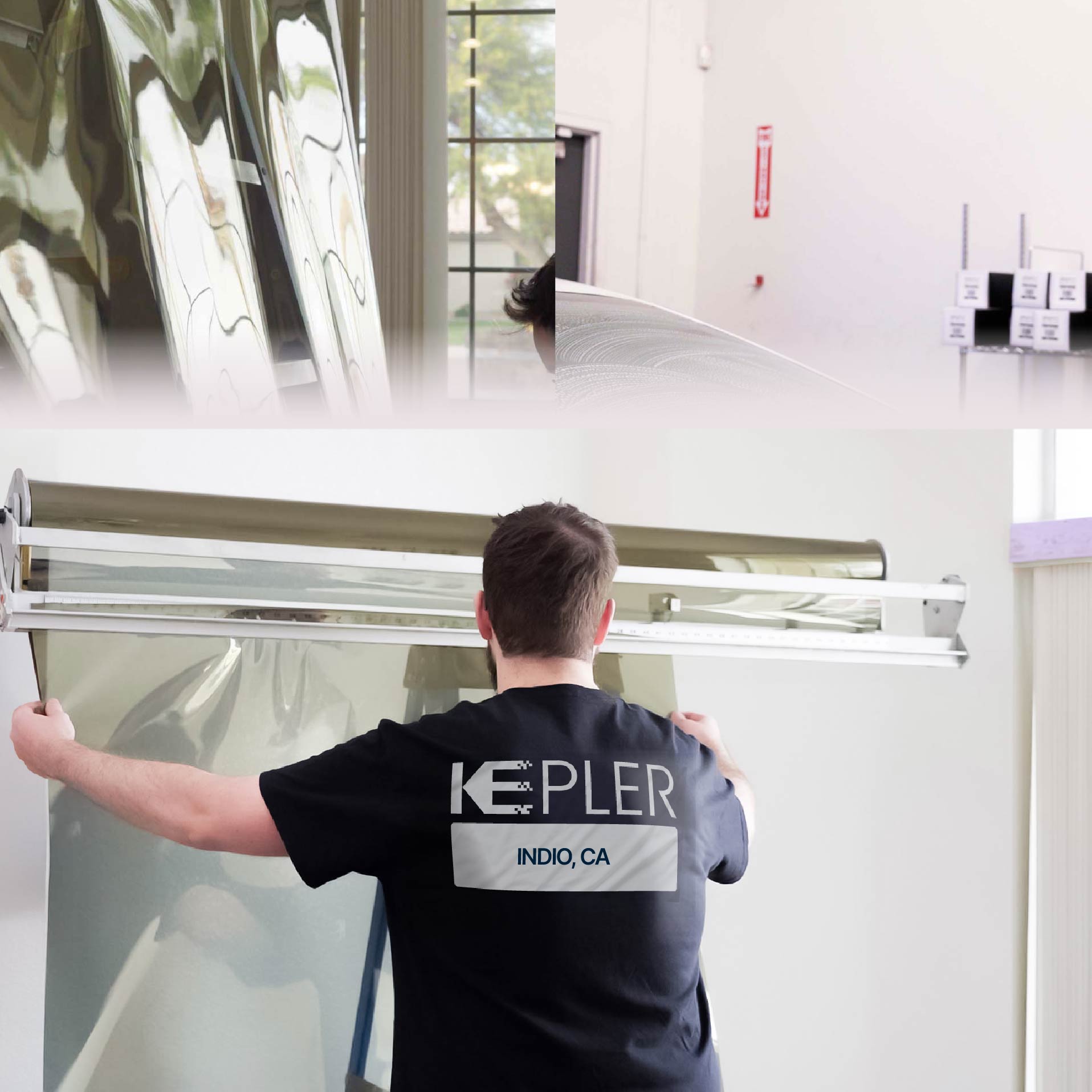 Kepler Specialist Installing Anti-Graffiti Film in Indio, California