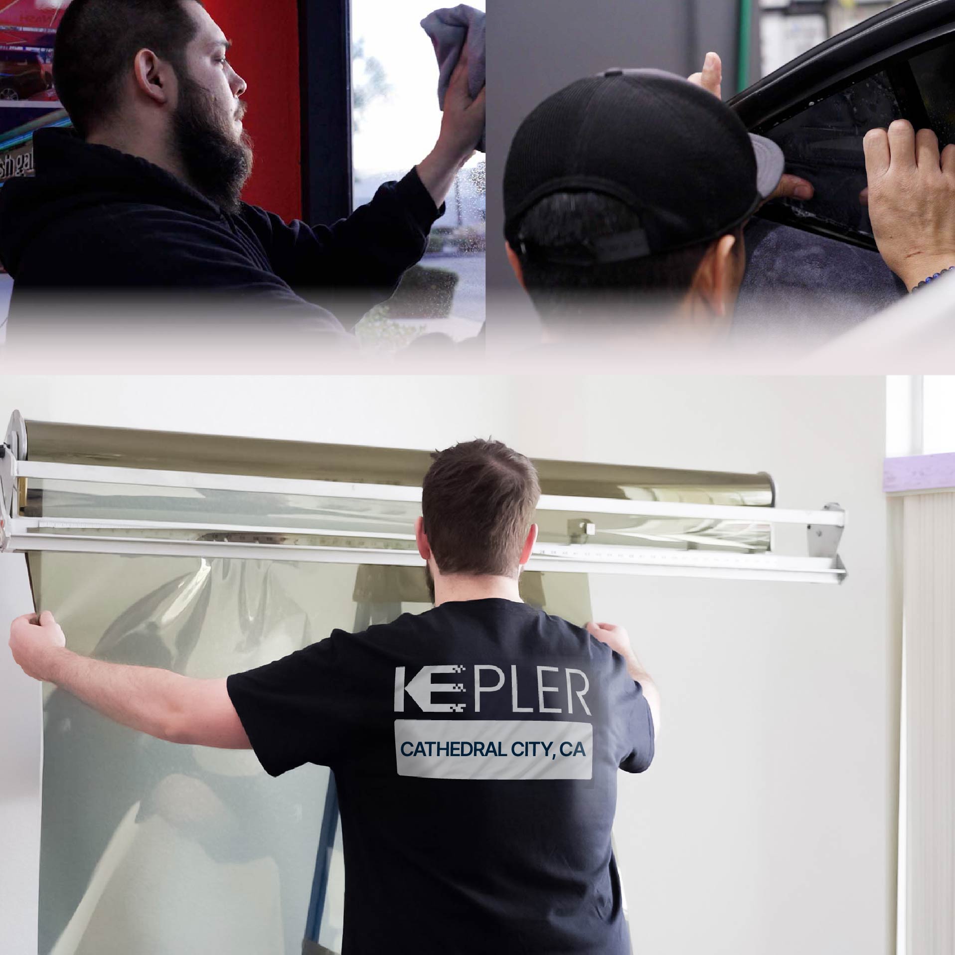 Kepler Specialist Installing Anti-Graffiti Film in Cathedral City, California