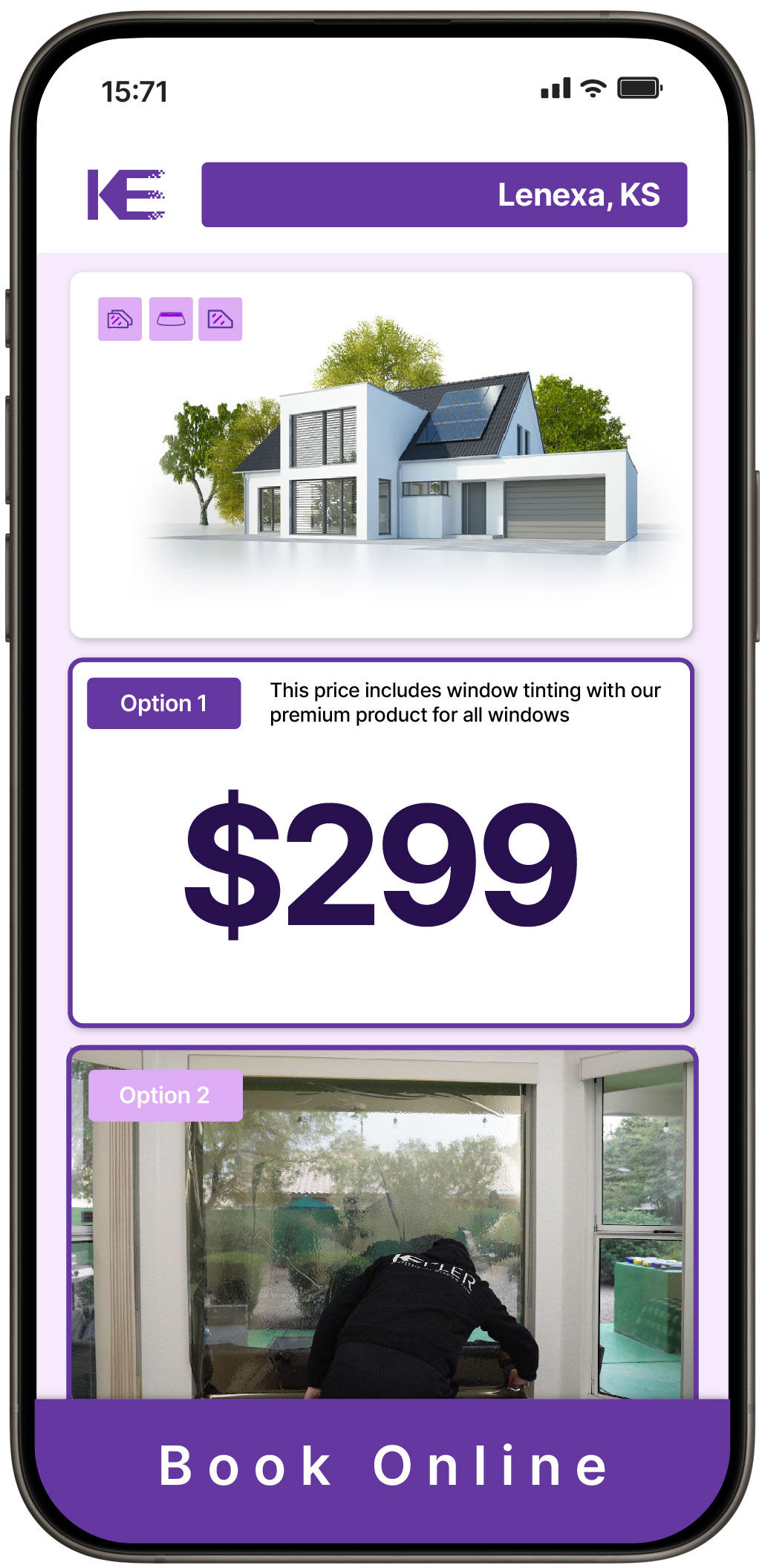 View Affordable Home Window Tinting Rates in Lenexa, Kansas