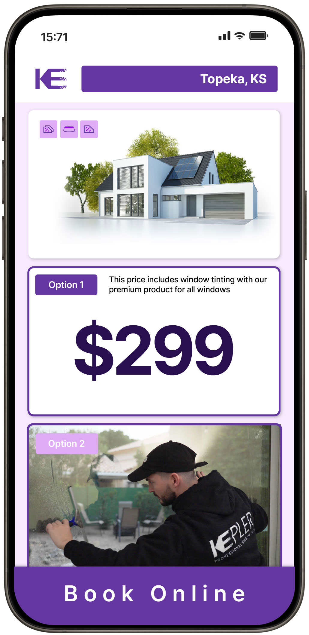 View Affordable Home Window Tinting Prices in Topeka, Kansas