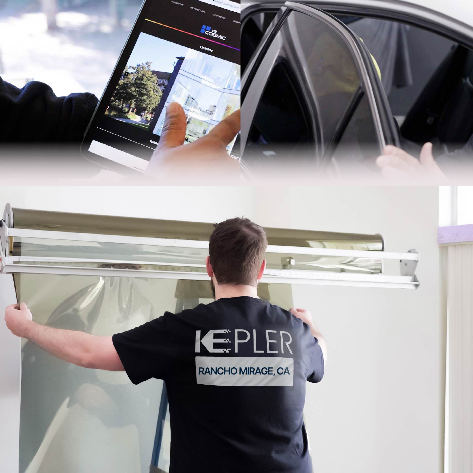 Kepler Specialist Installing Anti-Graffiti Film in Rancho Mirage, California