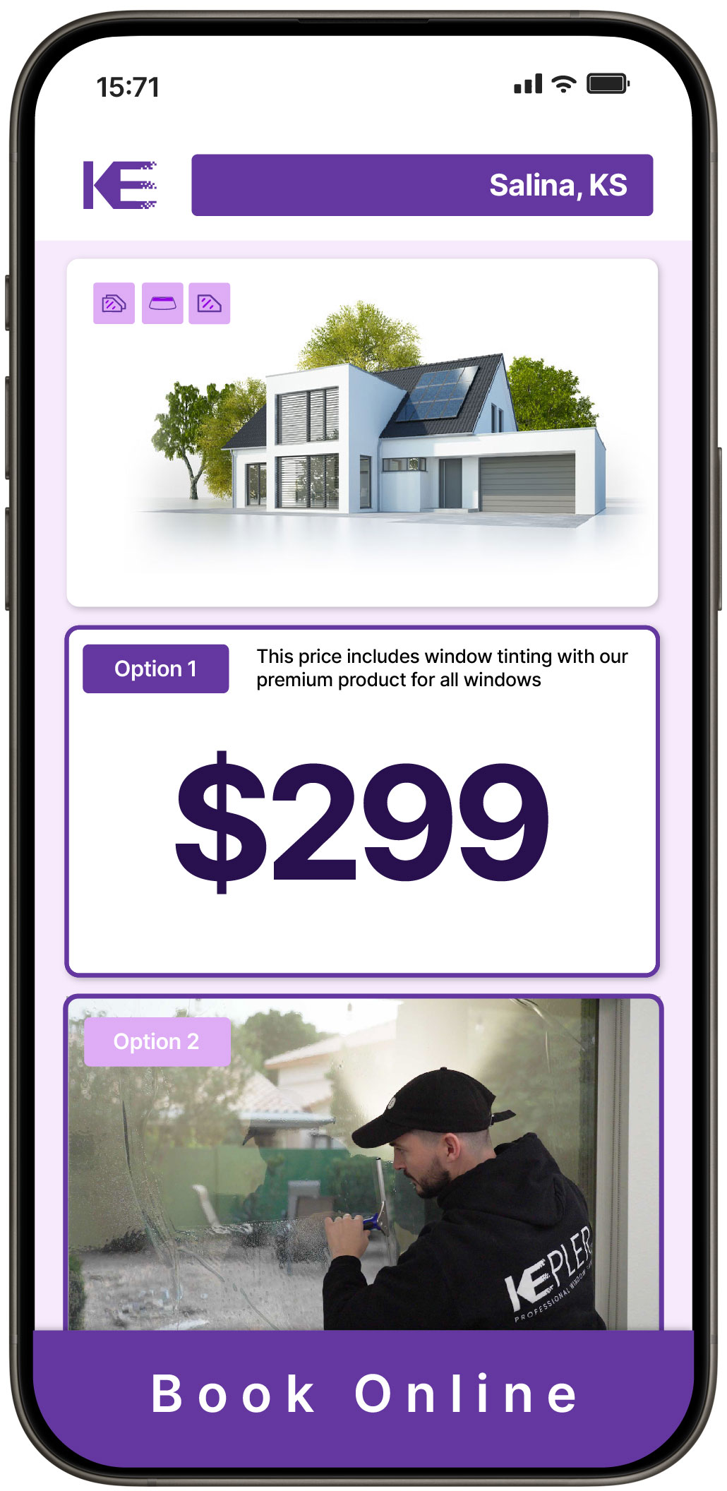 View Affordable Home Window Tinting Prices in Salina, Kansas
