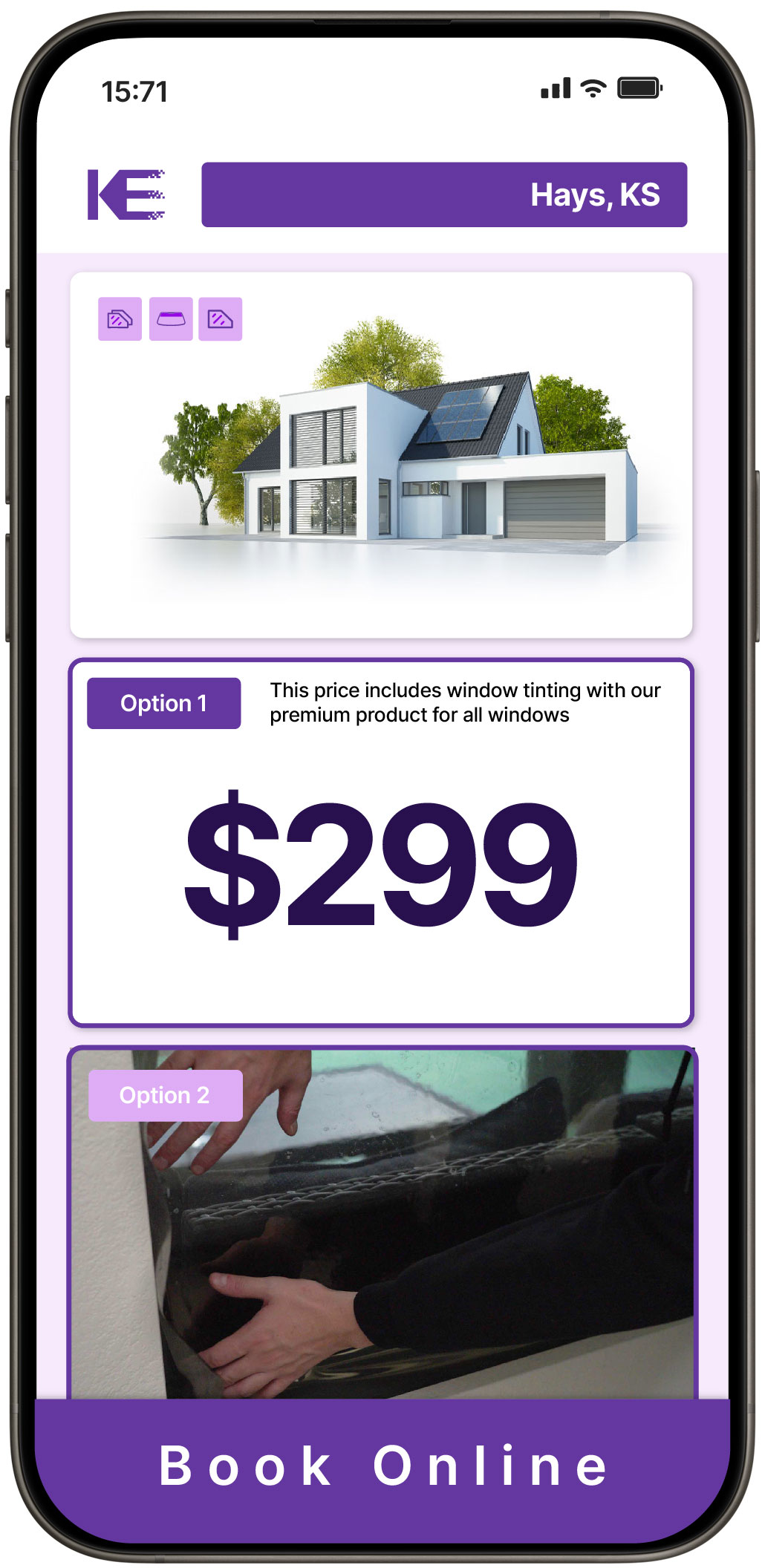 View Competitive Home Window Tinting Costs in Hays, Kansas