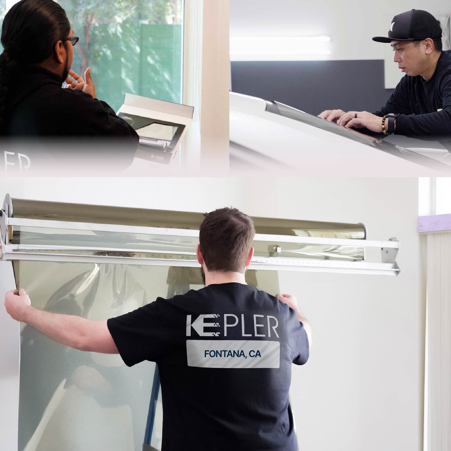 Kepler Specialist Installing Anti-Graffiti Film in Fontana, California