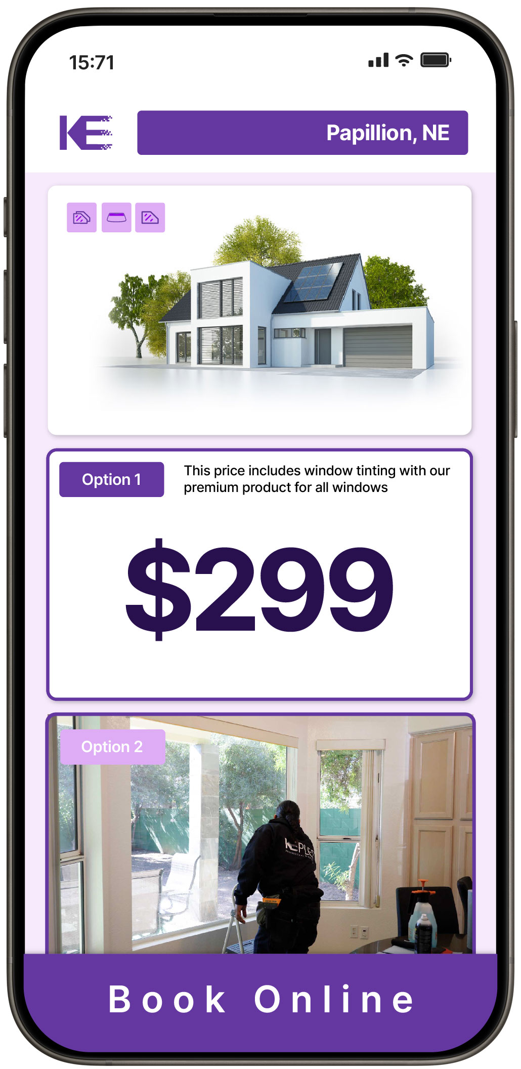 View Competitive Home Window Tinting Prices in Papillion, Nebraska
