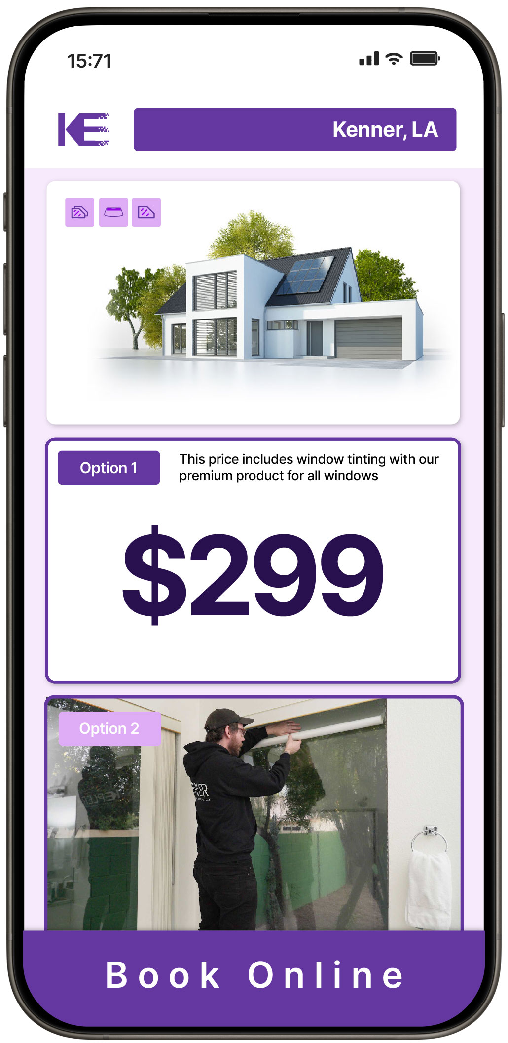 View Affordable Home Window Tinting Rates in Kenner, Louisiana