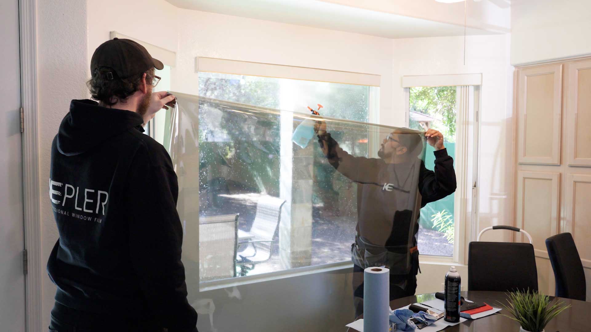 Professional Home Window Tinting Preparation in Hammond