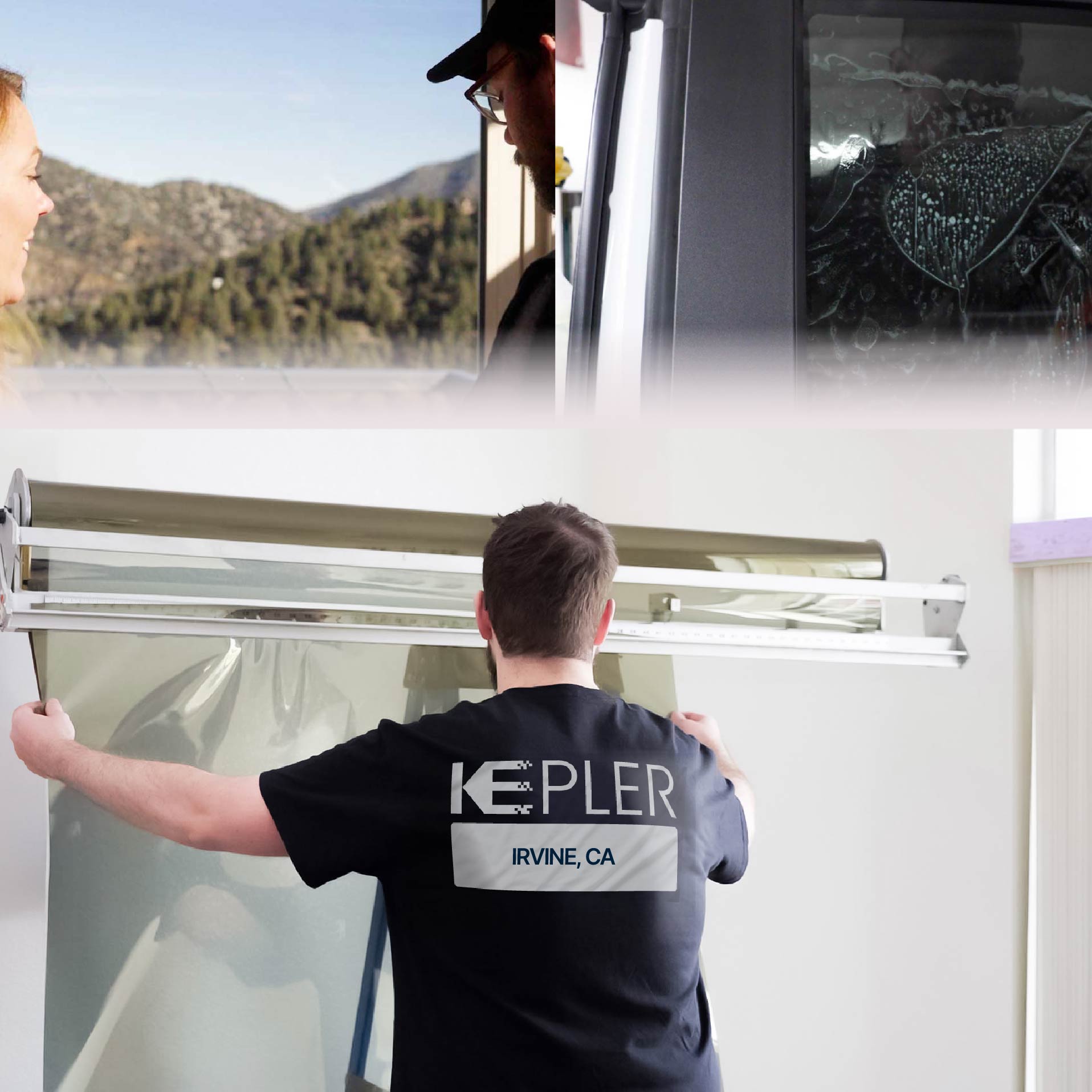 Kepler Specialist Installing Anti-Graffiti Film in Irvine, California