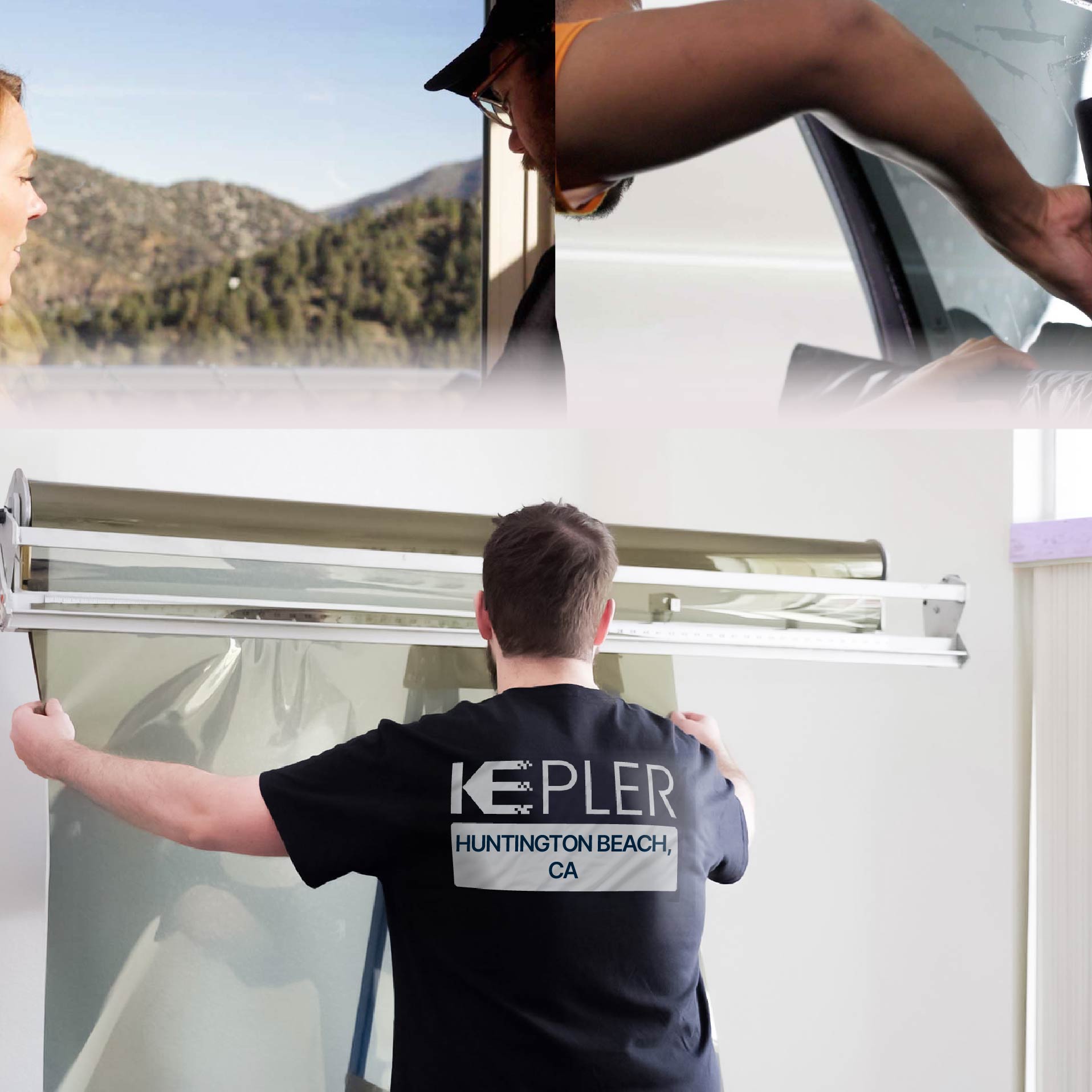 Kepler Specialist Installing Anti-Graffiti Film in Huntington Beach, California