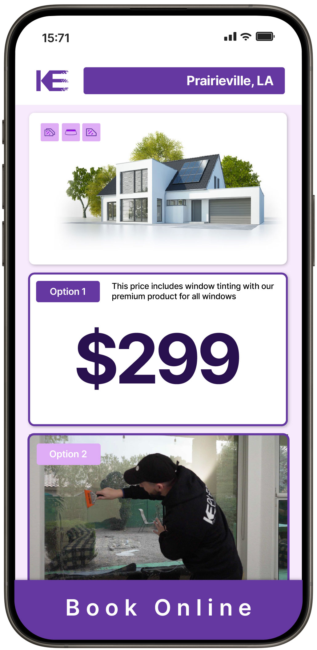 View Reasonable Home Window Tinting Rates in Prairieville, Louisiana