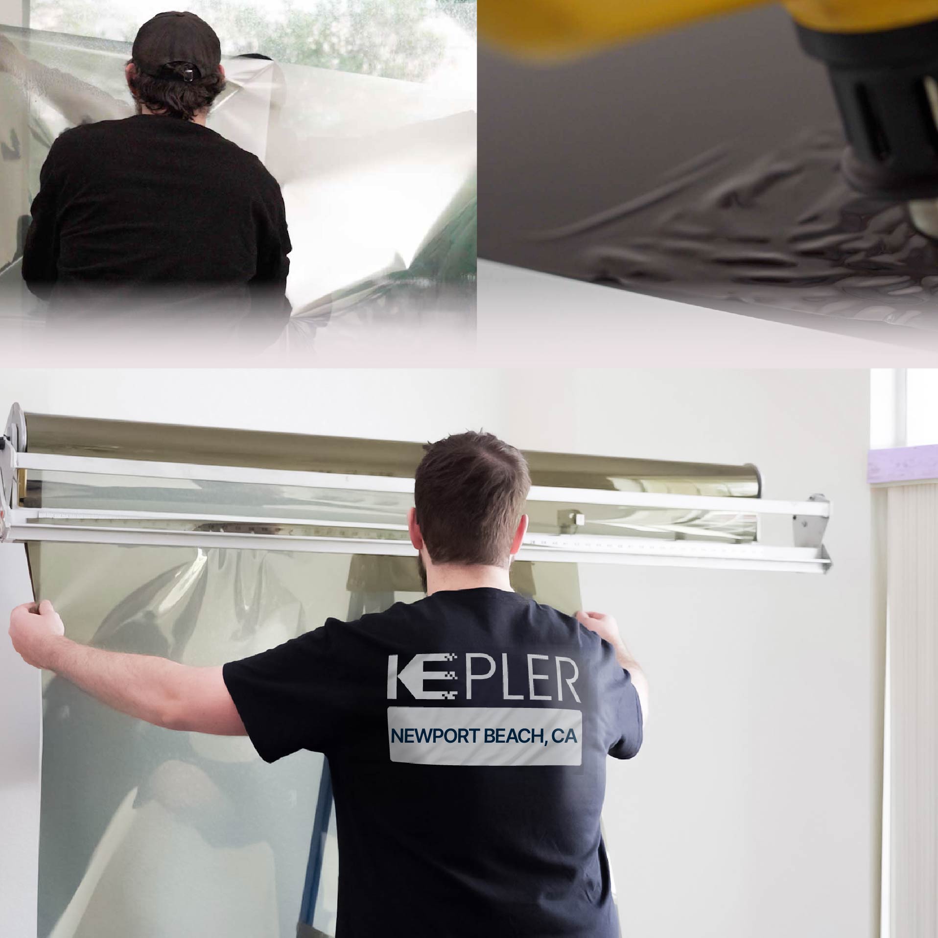 Kepler Specialist Installing Anti-Graffiti Film in Newport Beach, California