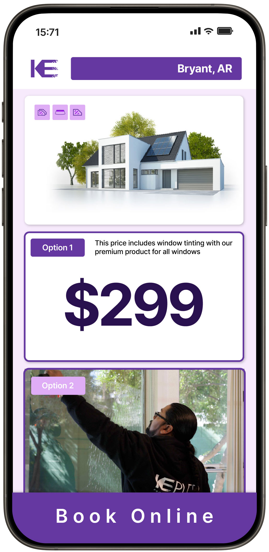 View Competitive Home Window Tinting Rates in Bryant, Arkansas