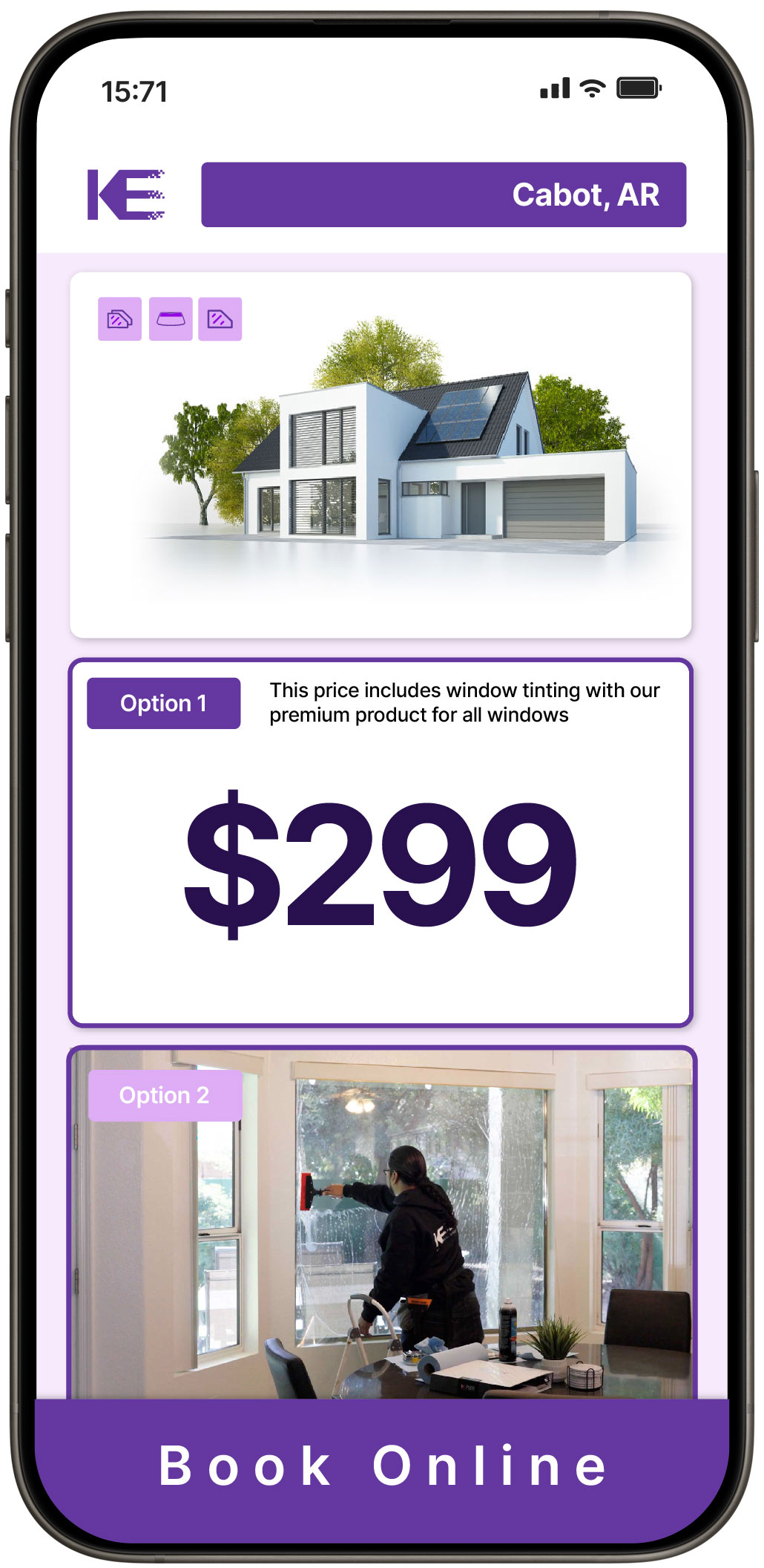 View Competitive Home Window Tinting Rates in Cabot, Arkansas