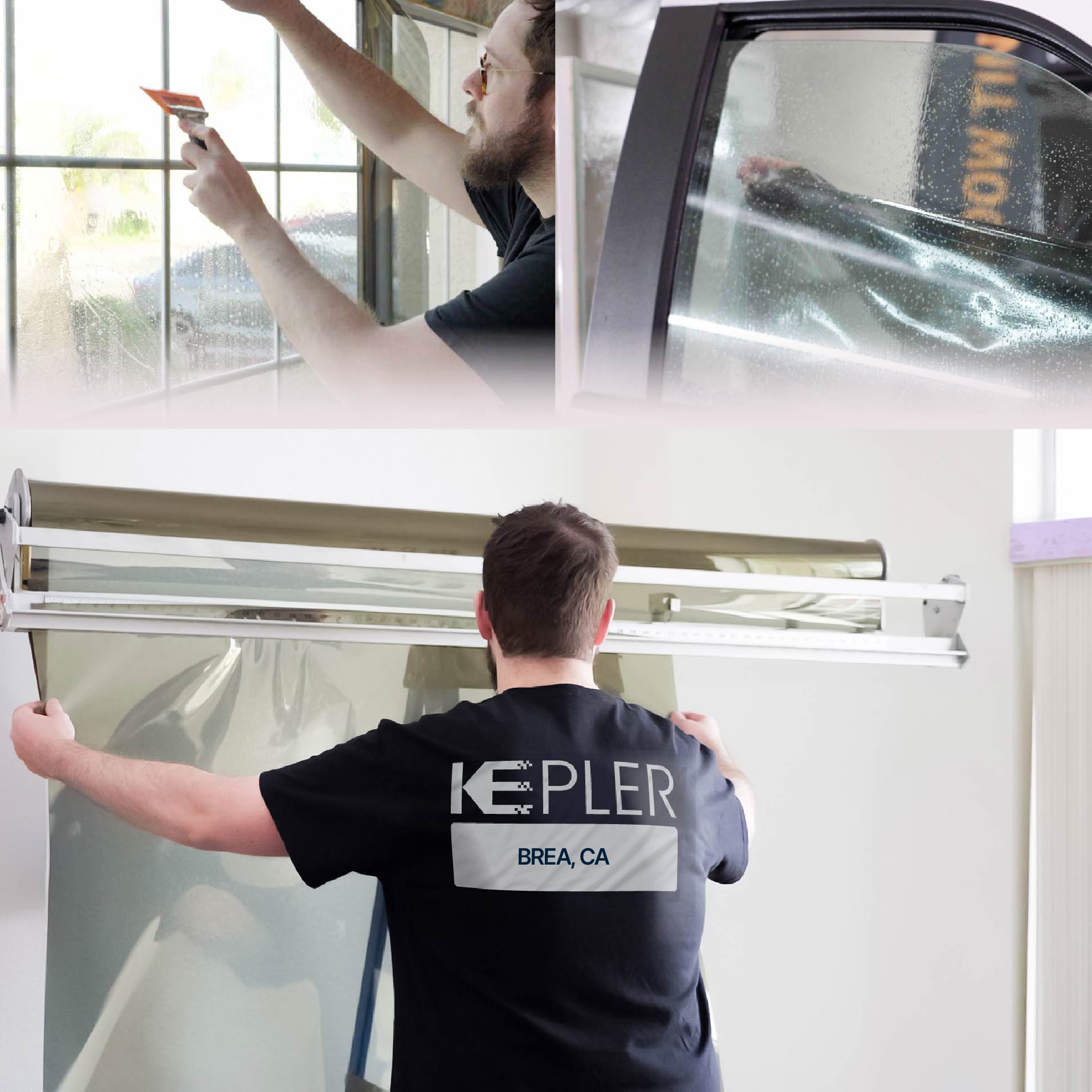 Kepler Specialist Installing Anti-Graffiti Film in Brea, California