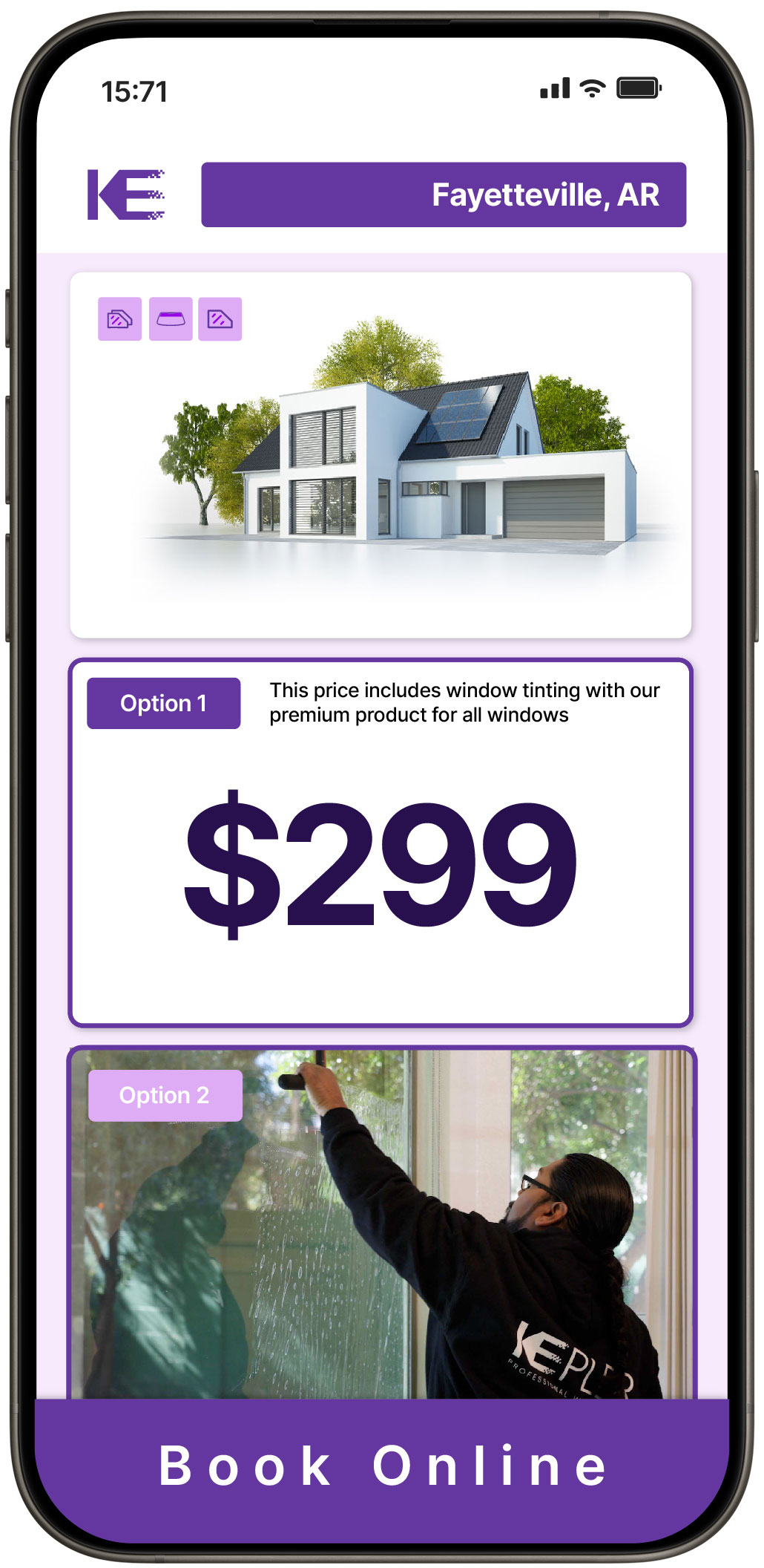 View Competitive Home Window Tinting Prices in Fayetteville, Arkansas