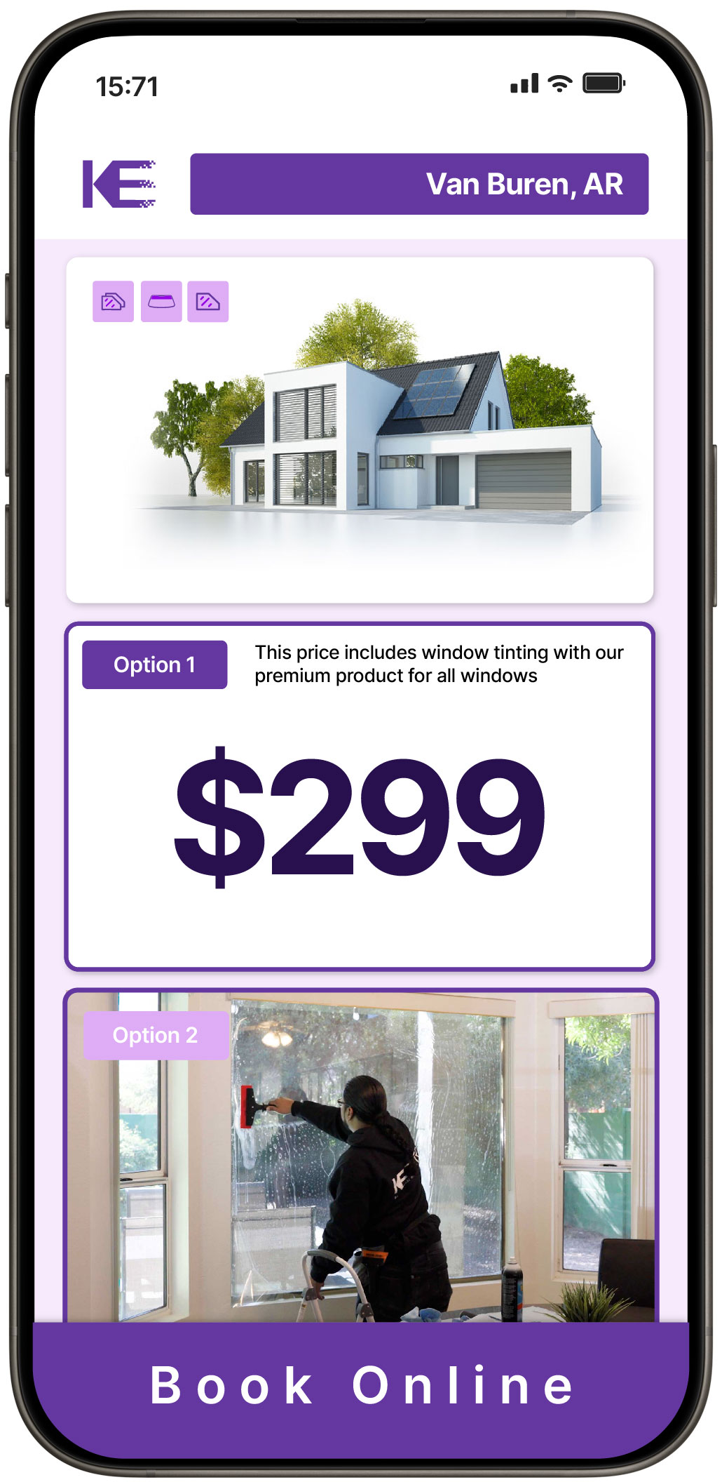 View Reasonable Home Window Tinting Rates in Van Buren, Arkansas
