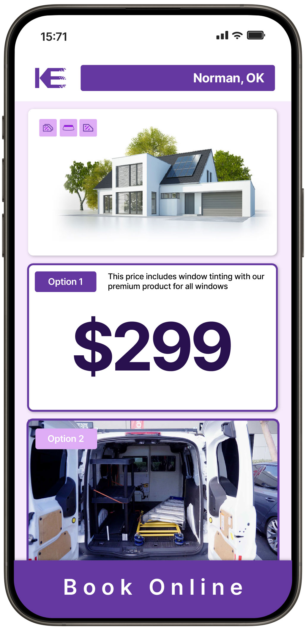 View Competitive Home Window Tinting Rates in Norman, Oklahoma