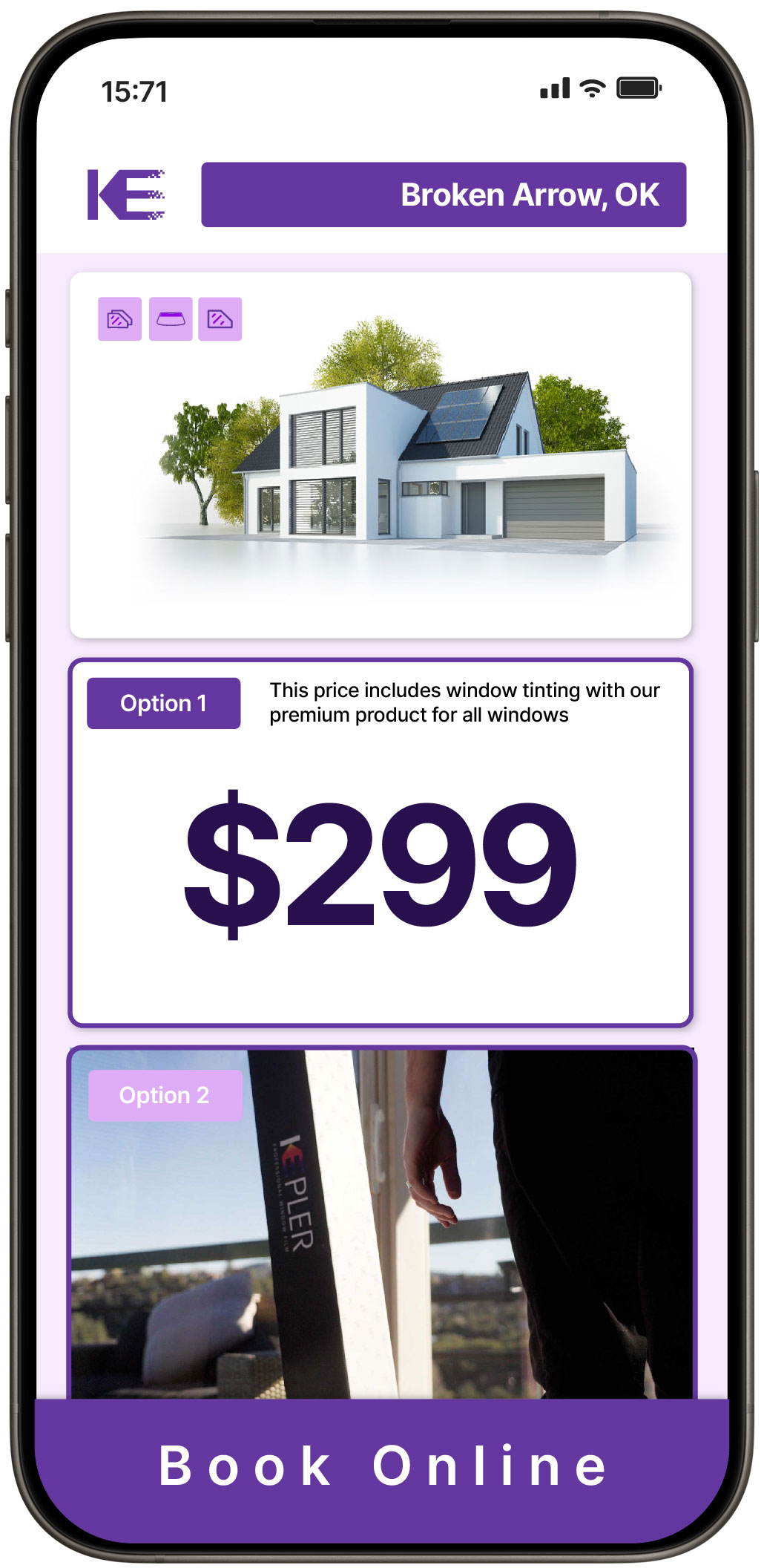 View Competitive Home Window Tinting Rates in Broken Arrow, Oklahoma