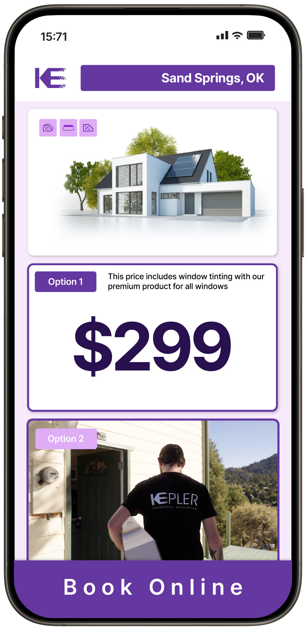 View Affordable Home Window Tinting Rates in Sand Springs, Oklahoma