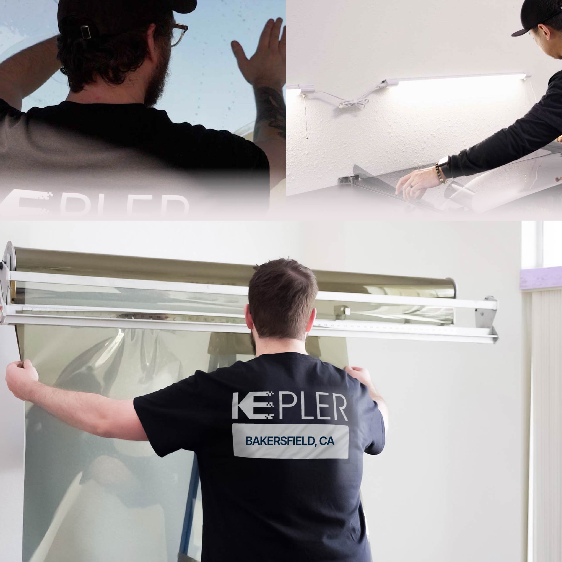 Kepler Specialist Installing Anti-Graffiti Film in Bakersfield, California