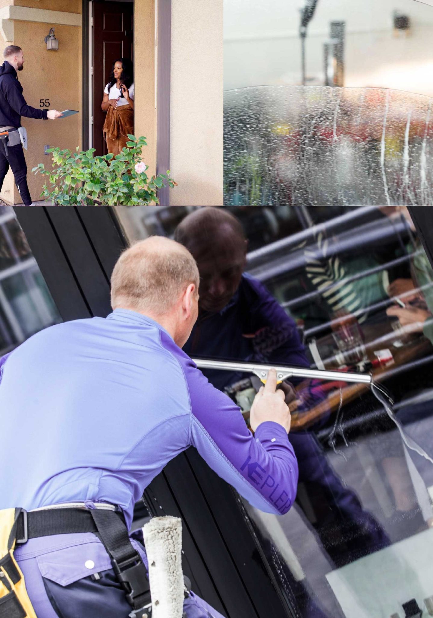Kepler Expert Applying Anti-Graffiti Window Film to a Arroyo Grande Shop Front