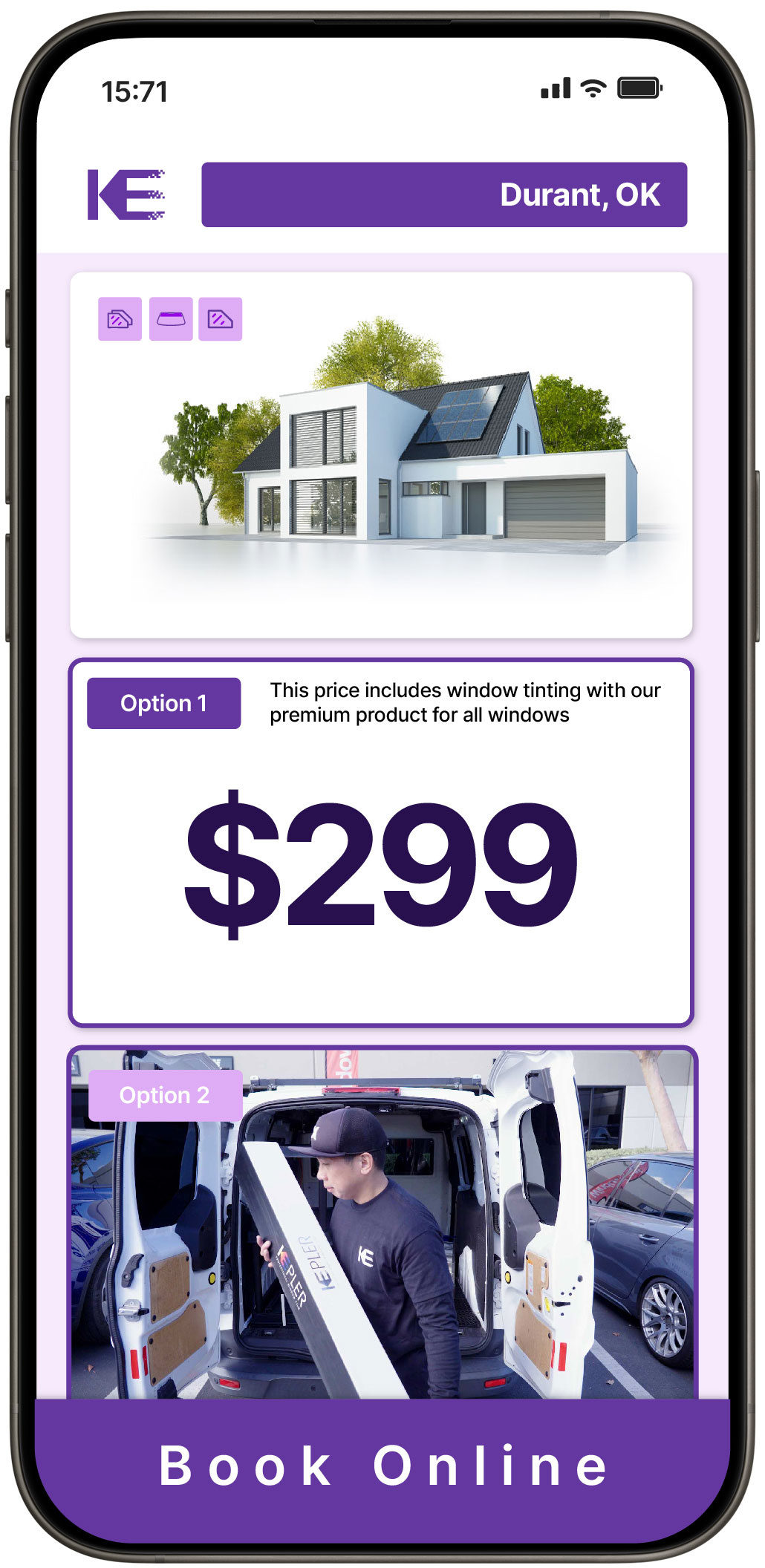 View Competitive Home Window Tinting Costs in Durant, Oklahoma