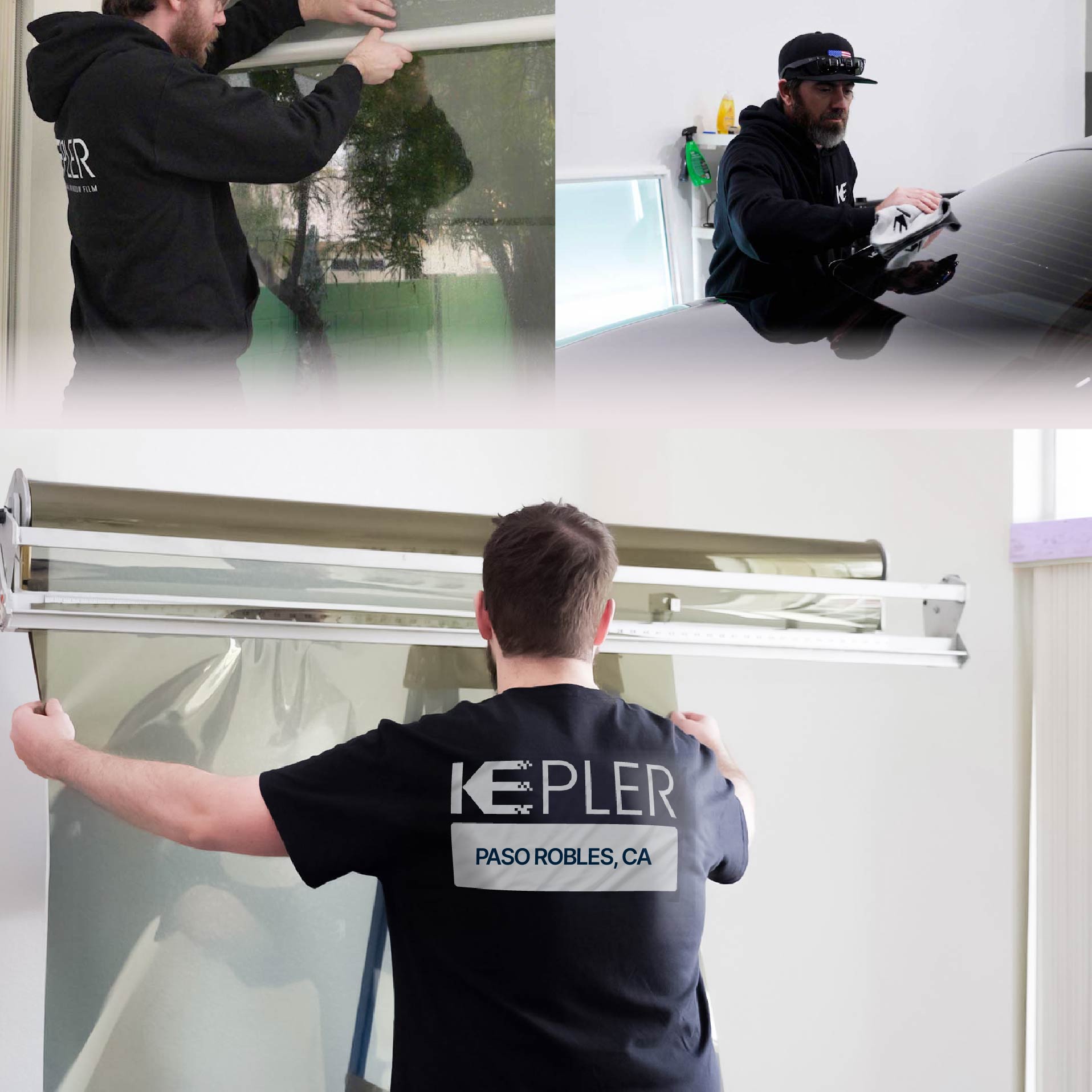 Kepler Specialist Installing Anti-Graffiti Film in Paso Robles, California