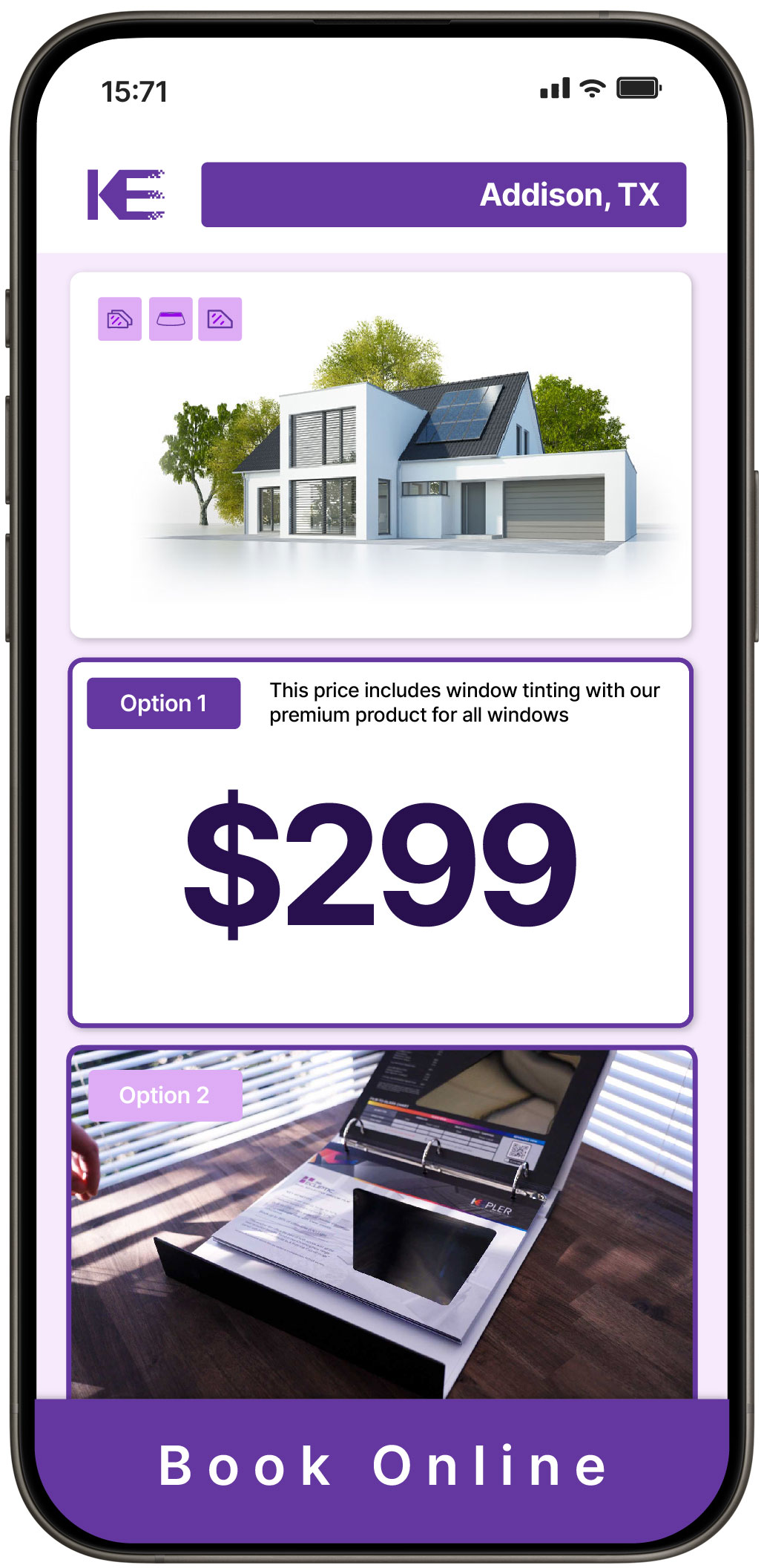 View Competitive Home Window Tinting Rates in Addison, Texas